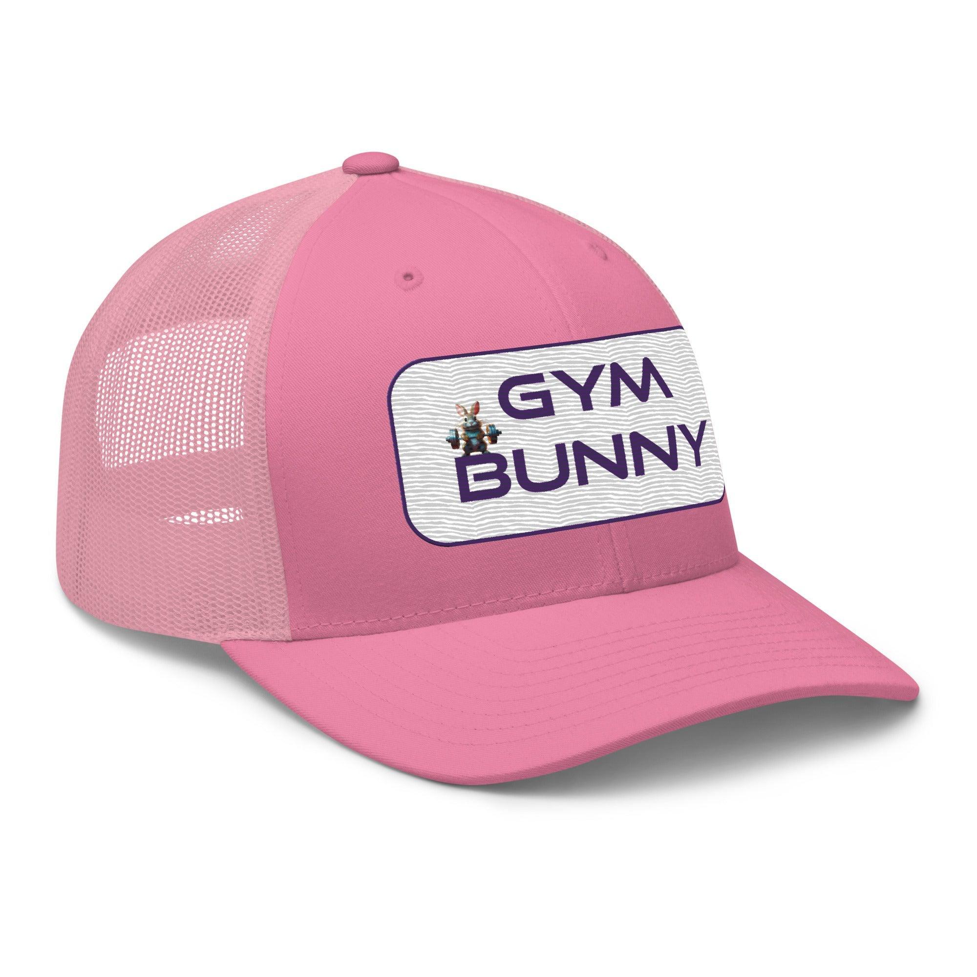 'Gym Bunny' Retro Trucker Cap - POMA Graphics