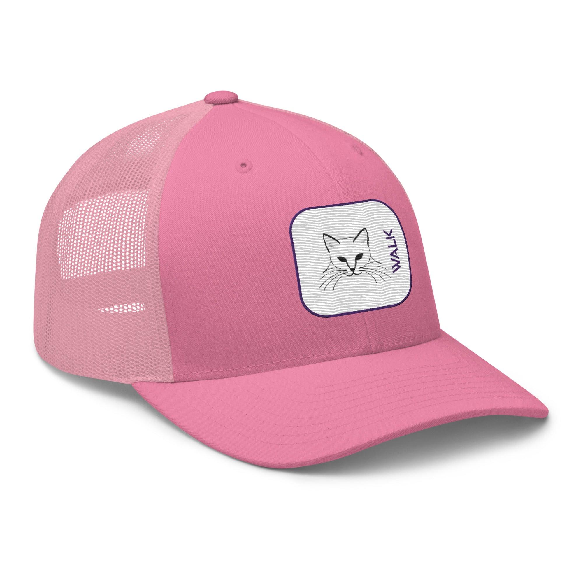 'Cat Walk' Retro Trucker Cap - POMA Graphics