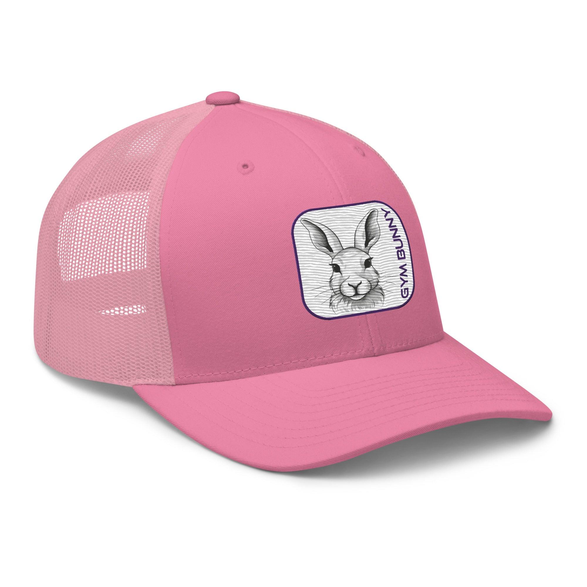 'Gym Bunny' Retro Trucker Cap - POMA Graphics