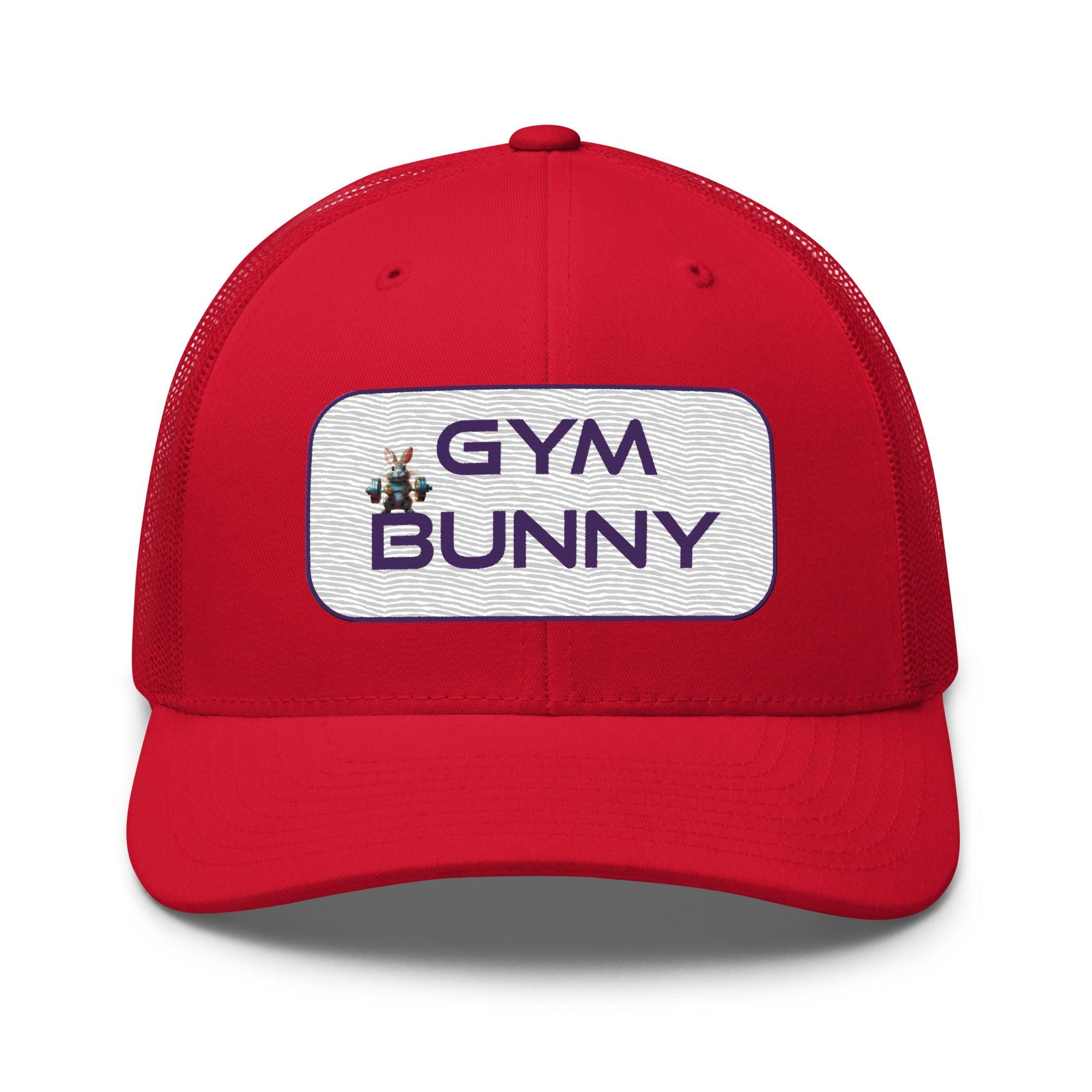 'Gym Bunny' Retro Trucker Cap - POMA Graphics