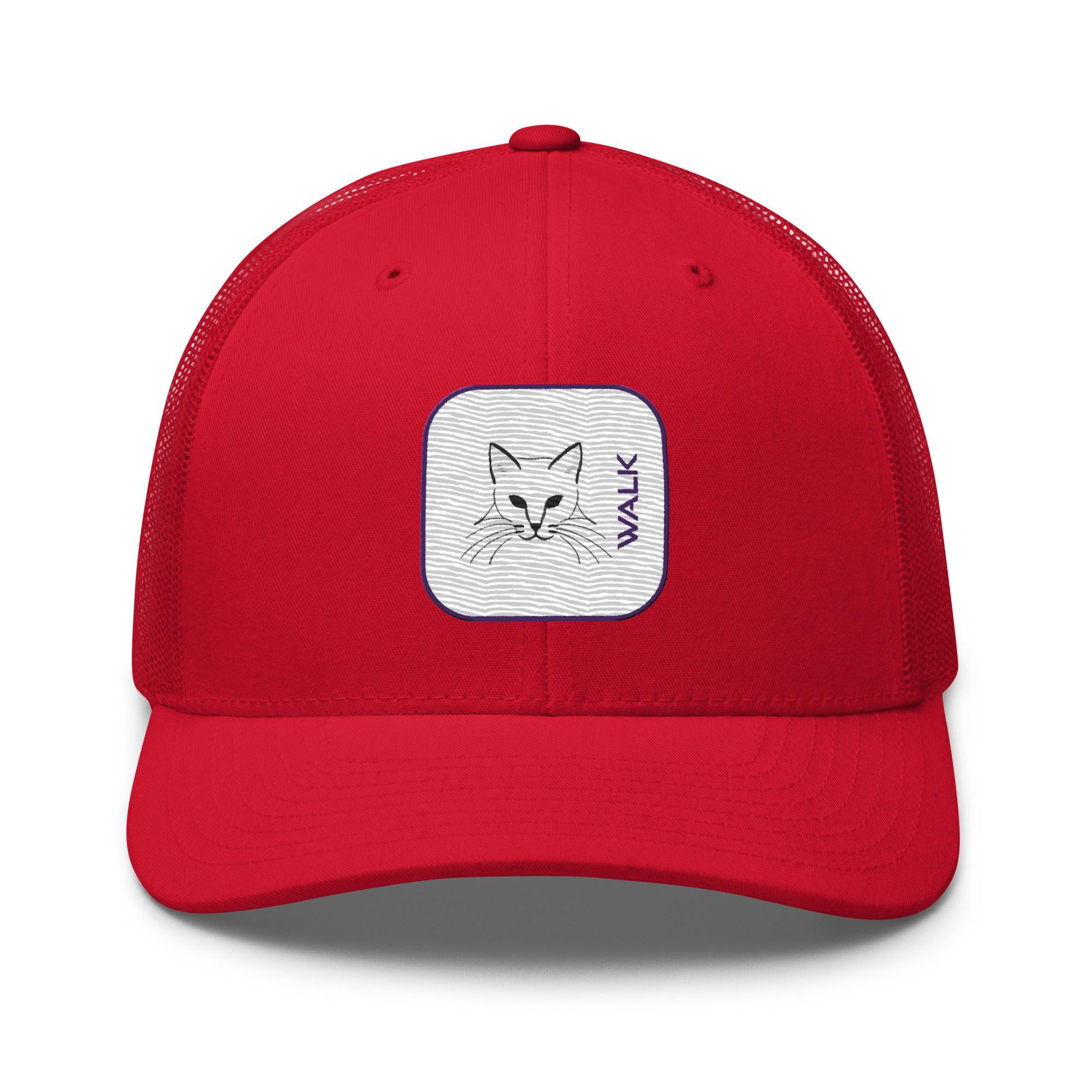 'Cat Walk' Retro Trucker Cap - POMA Graphics