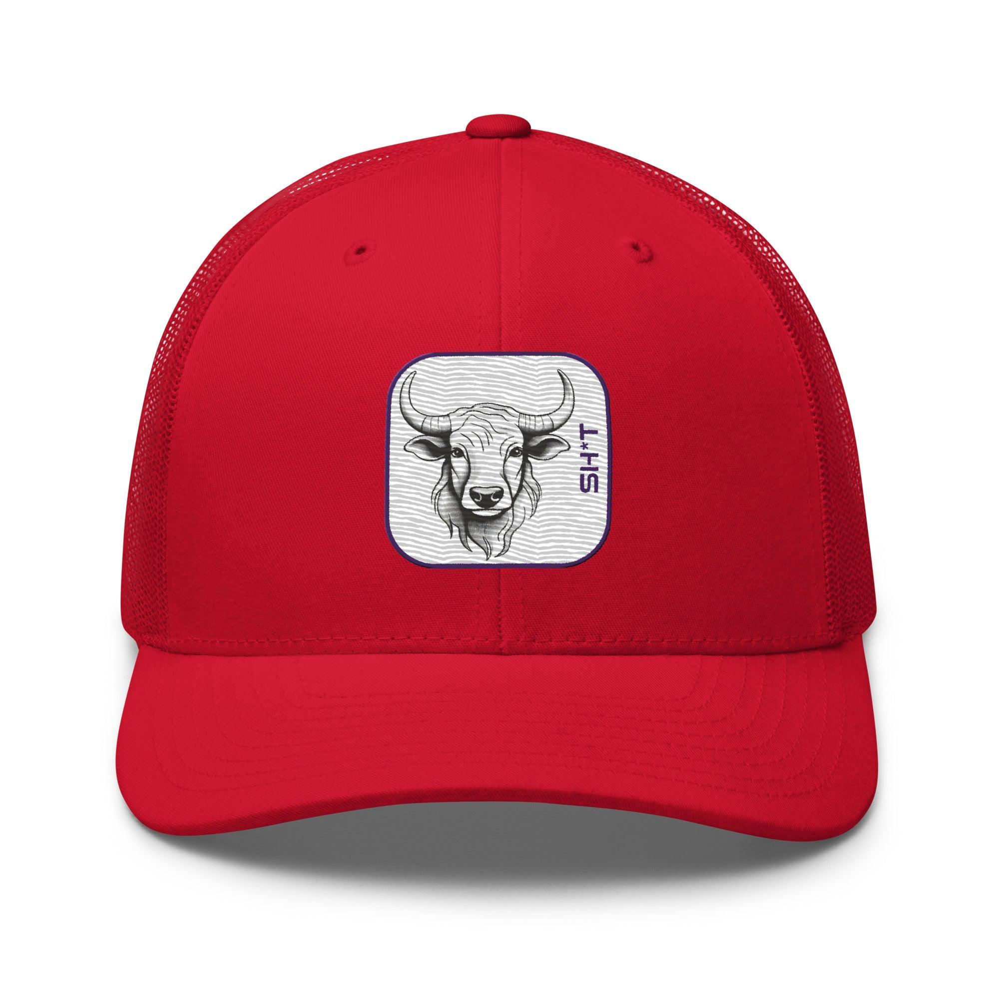 'Bull Sh*t' Retro Trucker Cap - POMA Graphics