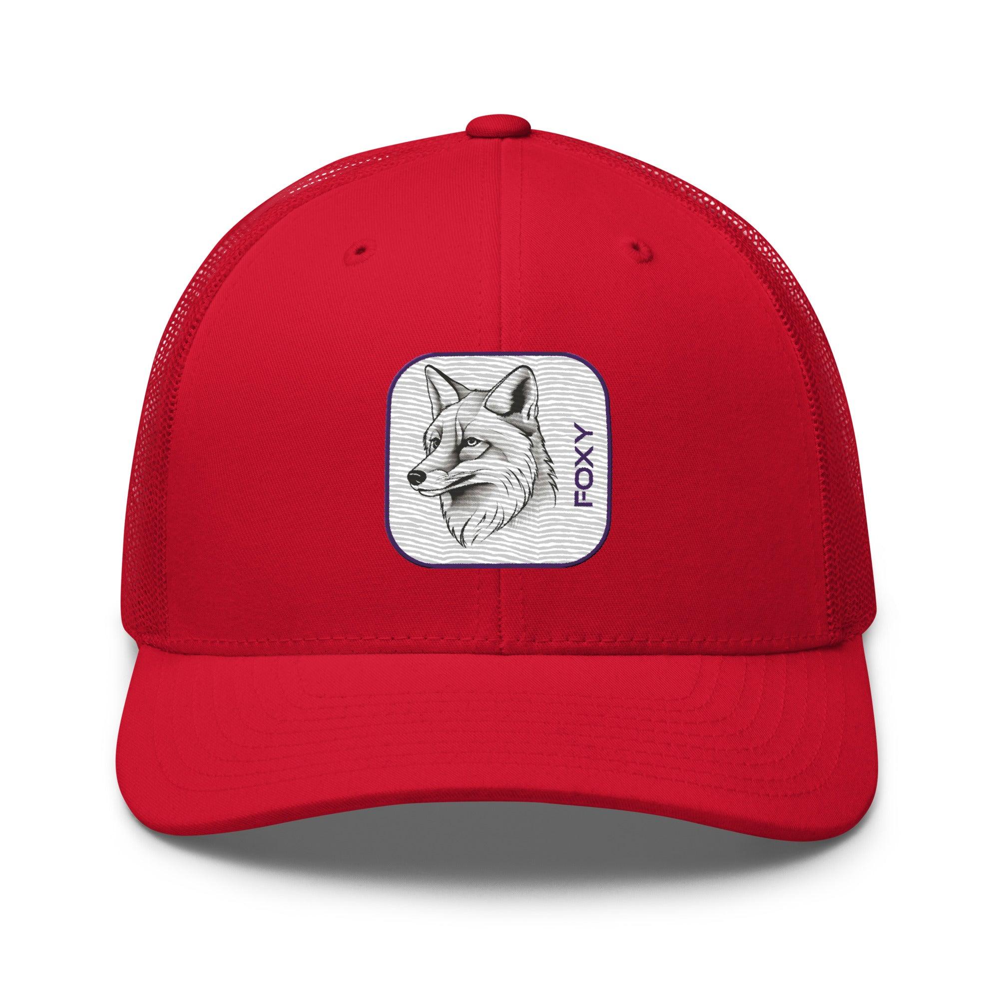 'Foxy' Retro Trucker Cap - POMA Graphics