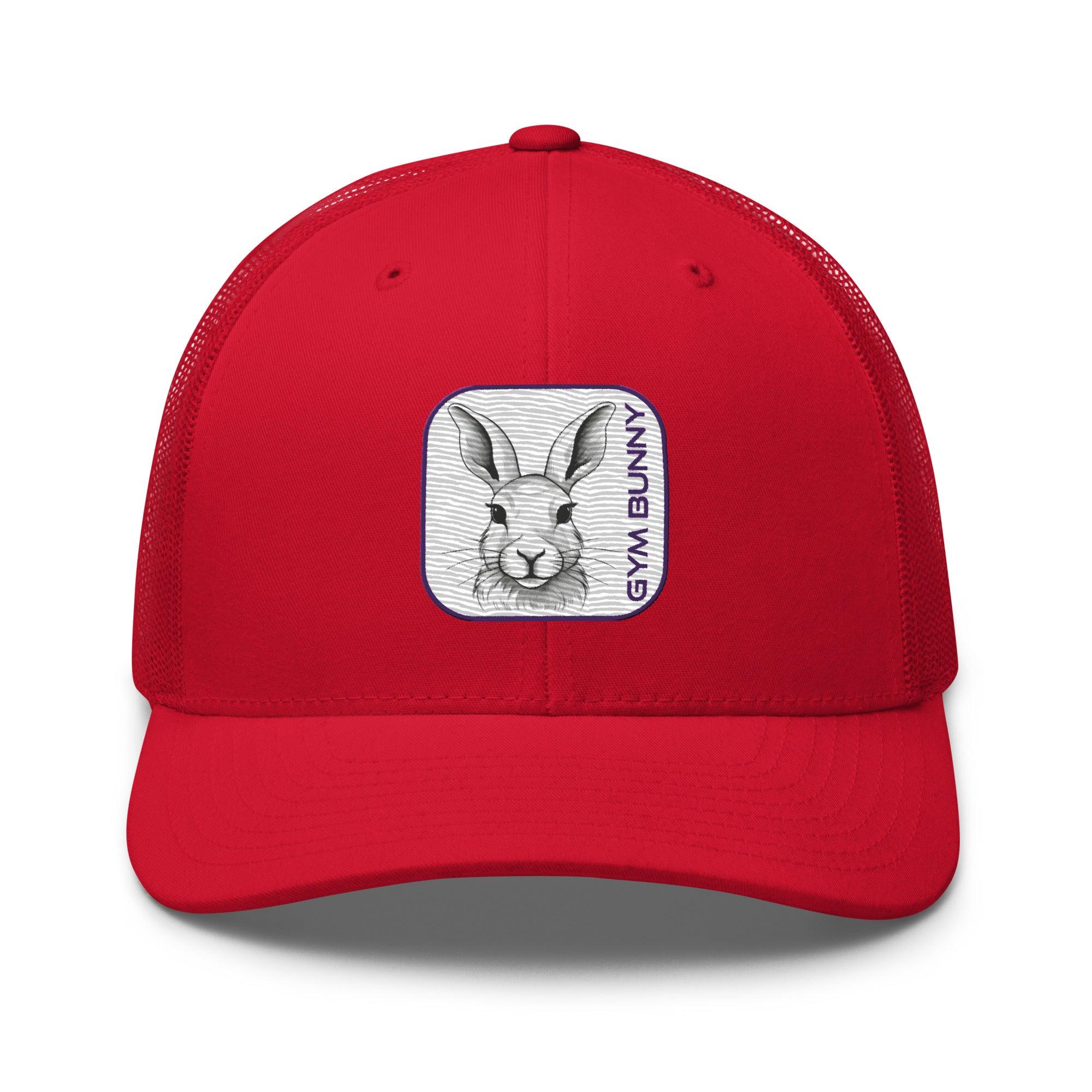 'Gym Bunny' Retro Trucker Cap - POMA Graphics