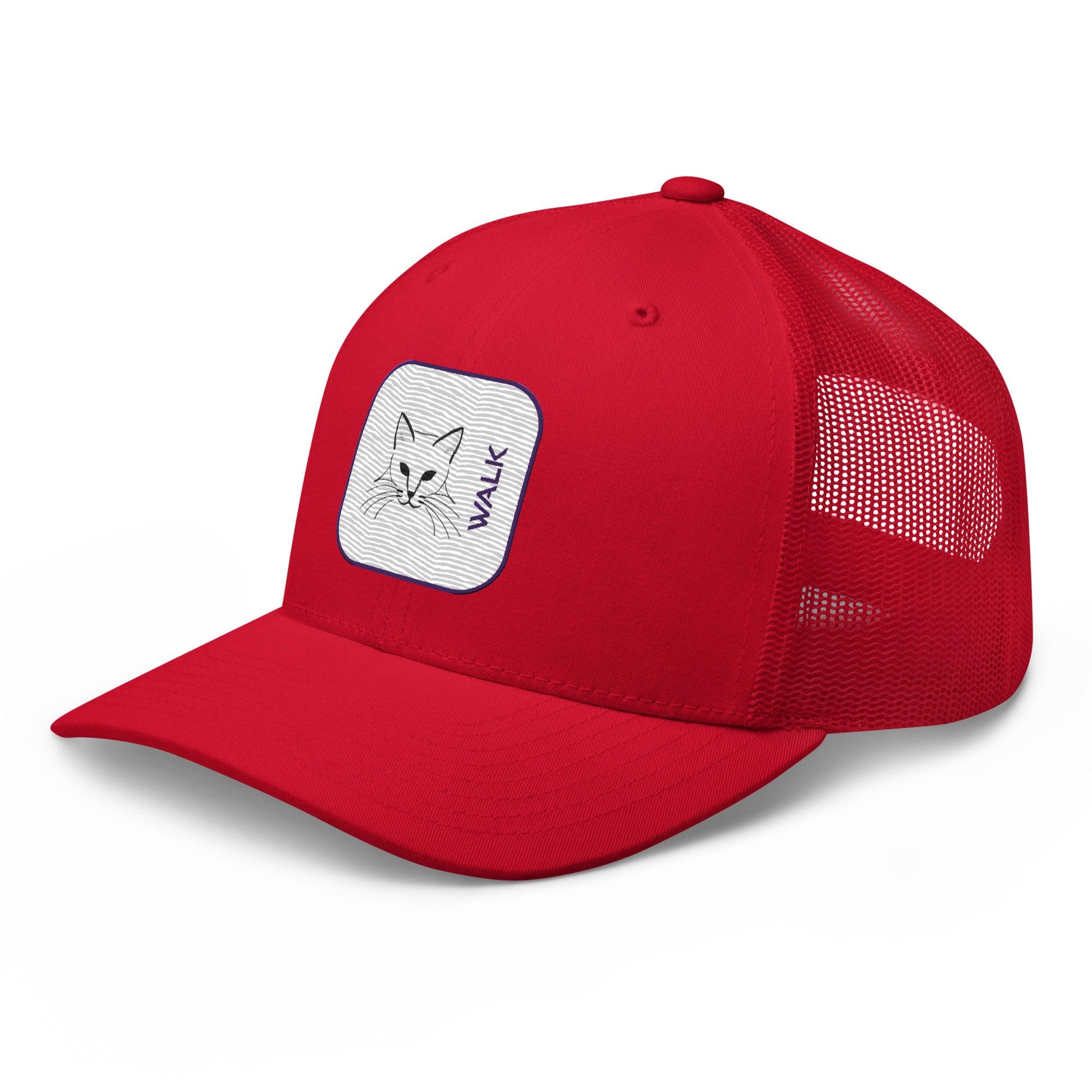 'Cat Walk' Retro Trucker Cap - POMA Graphics