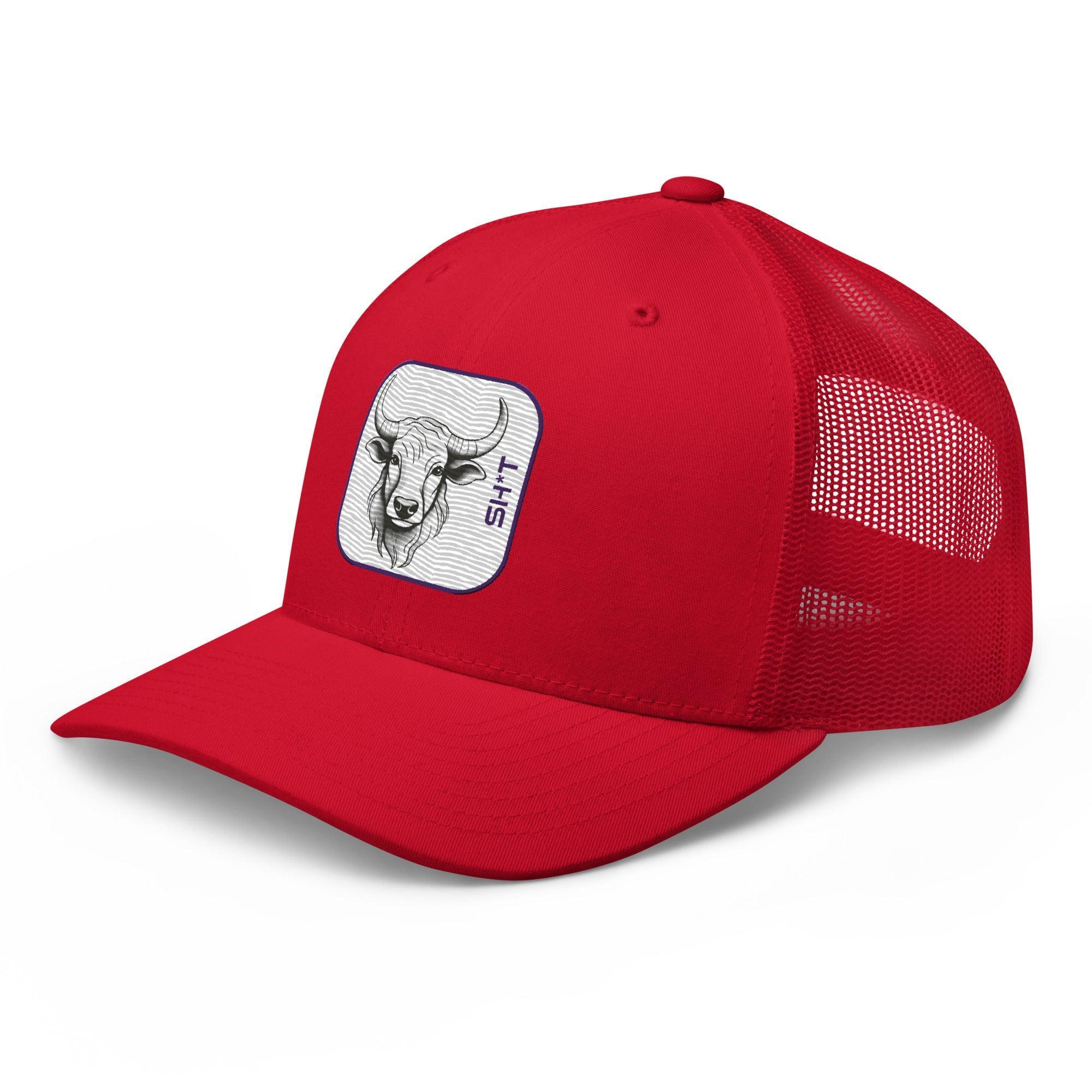 'Bull Sh*t' Retro Trucker Cap - POMA Graphics