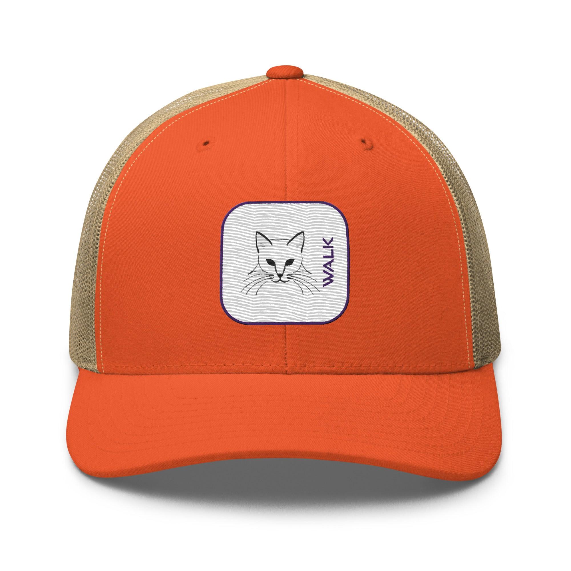 'Cat Walk' Retro Trucker Cap - POMA Graphics