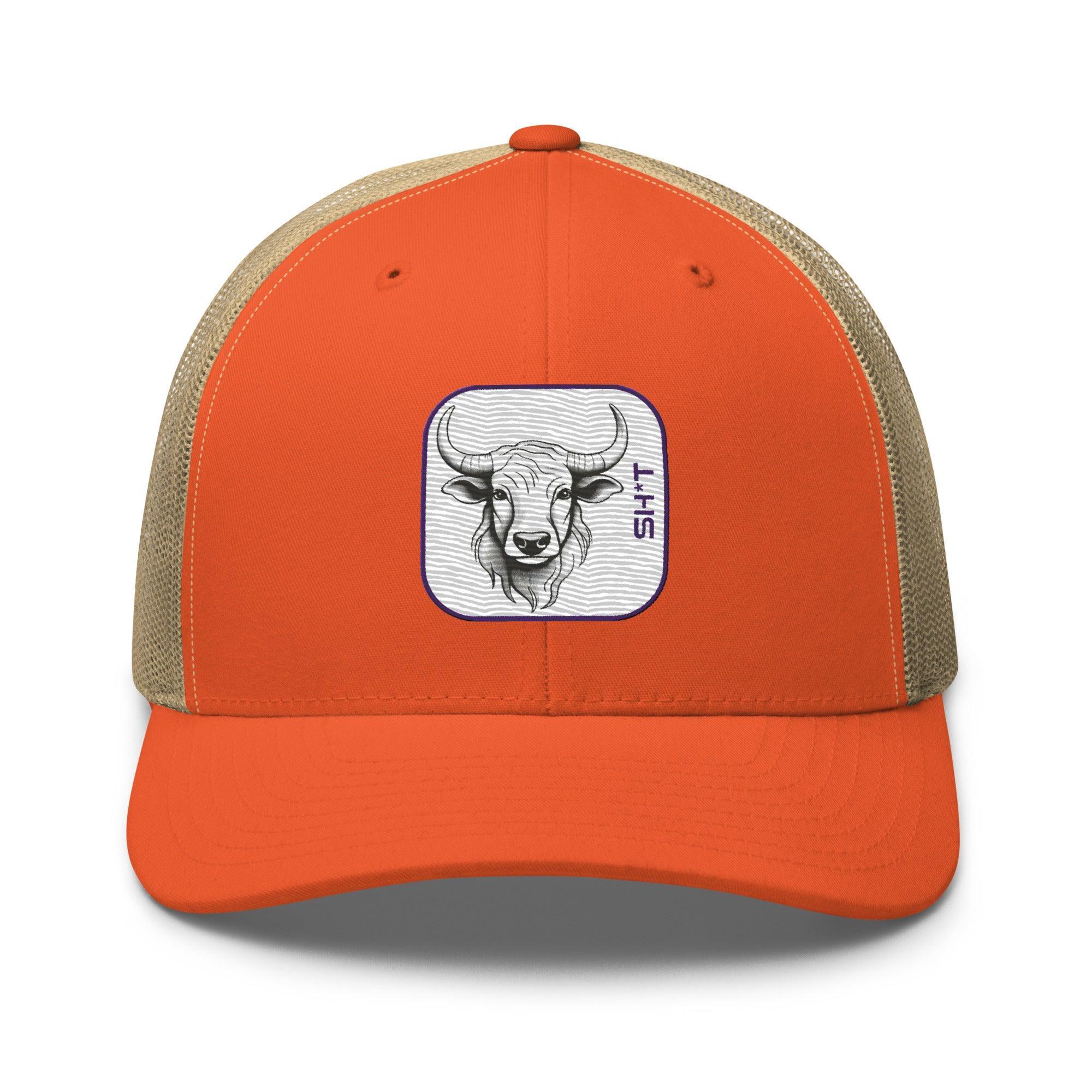 'Bull Sh*t' Retro Trucker Cap - POMA Graphics