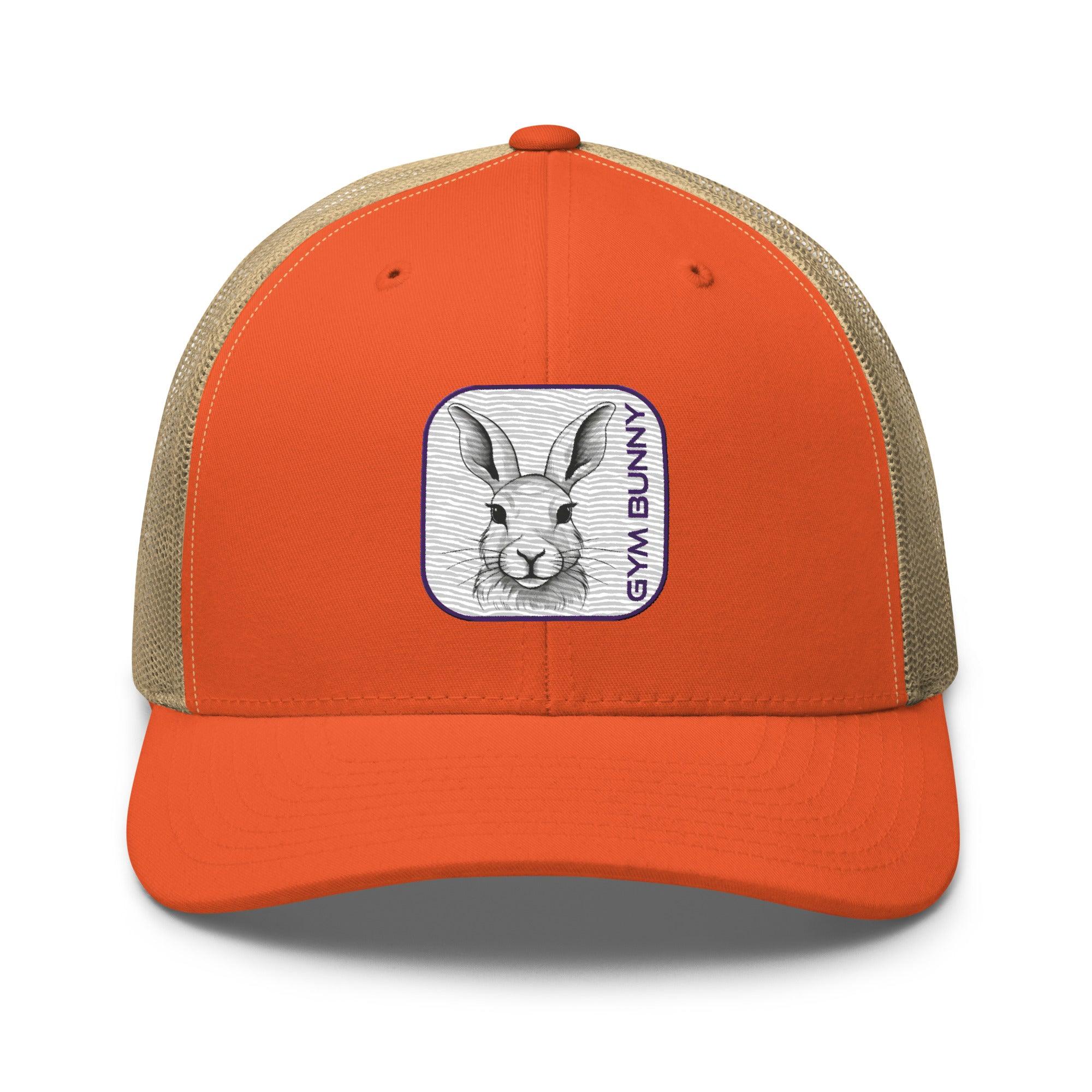 'Gym Bunny' Retro Trucker Cap - POMA Graphics