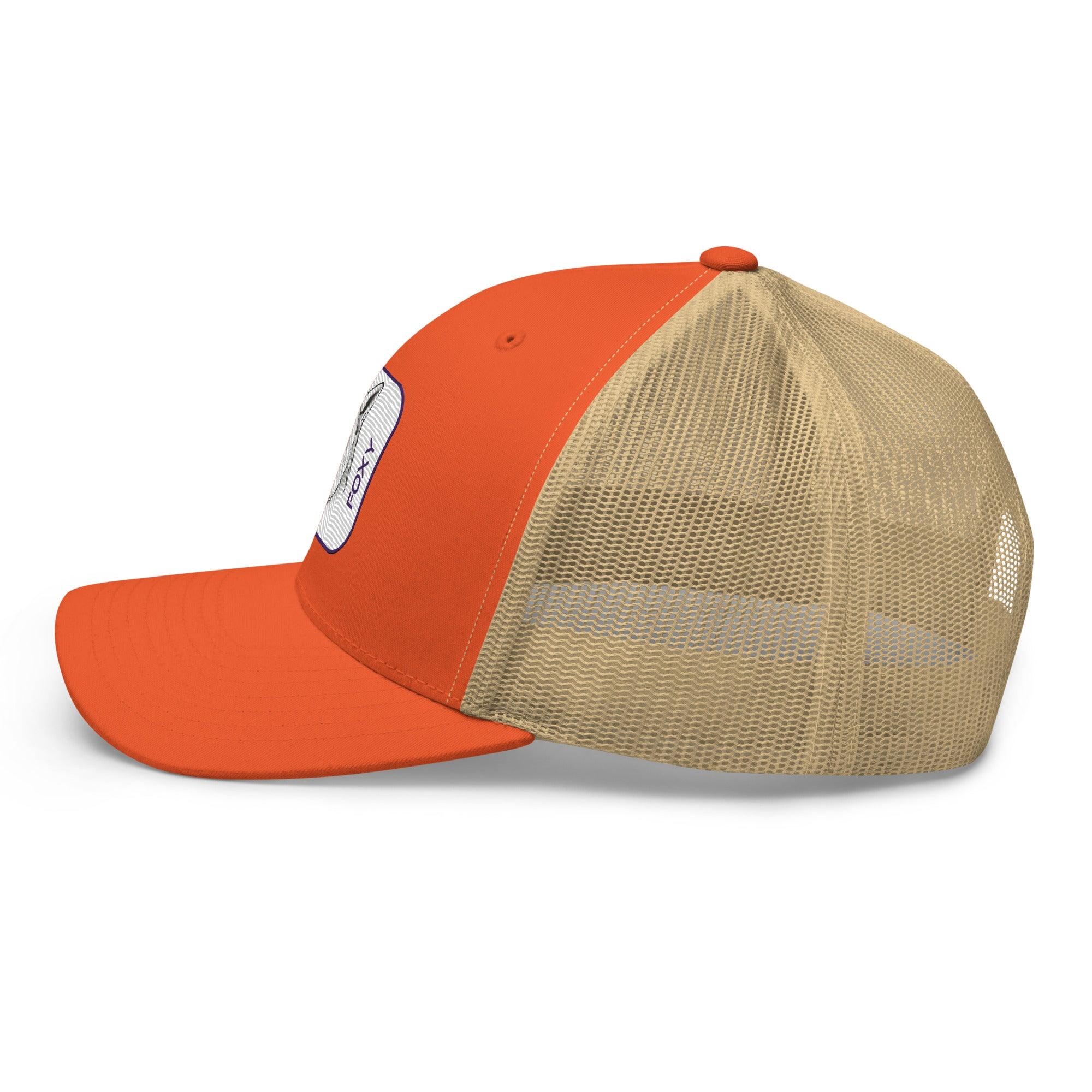 'Foxy' Retro Trucker Cap - POMA Graphics