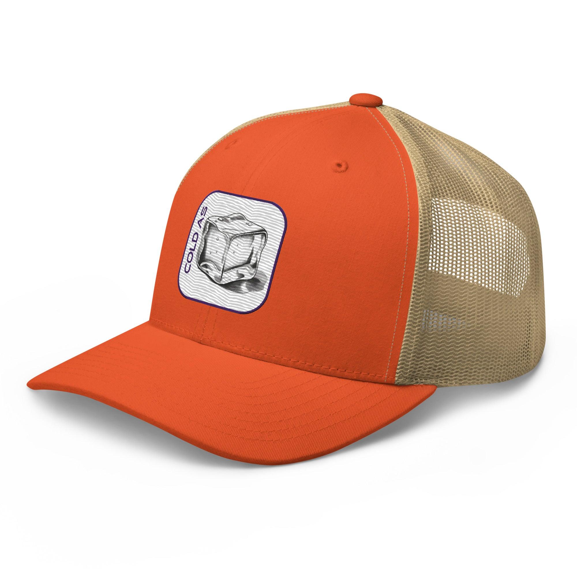 'Cold As Ice' Retro Trucker Cap - POMA Graphics