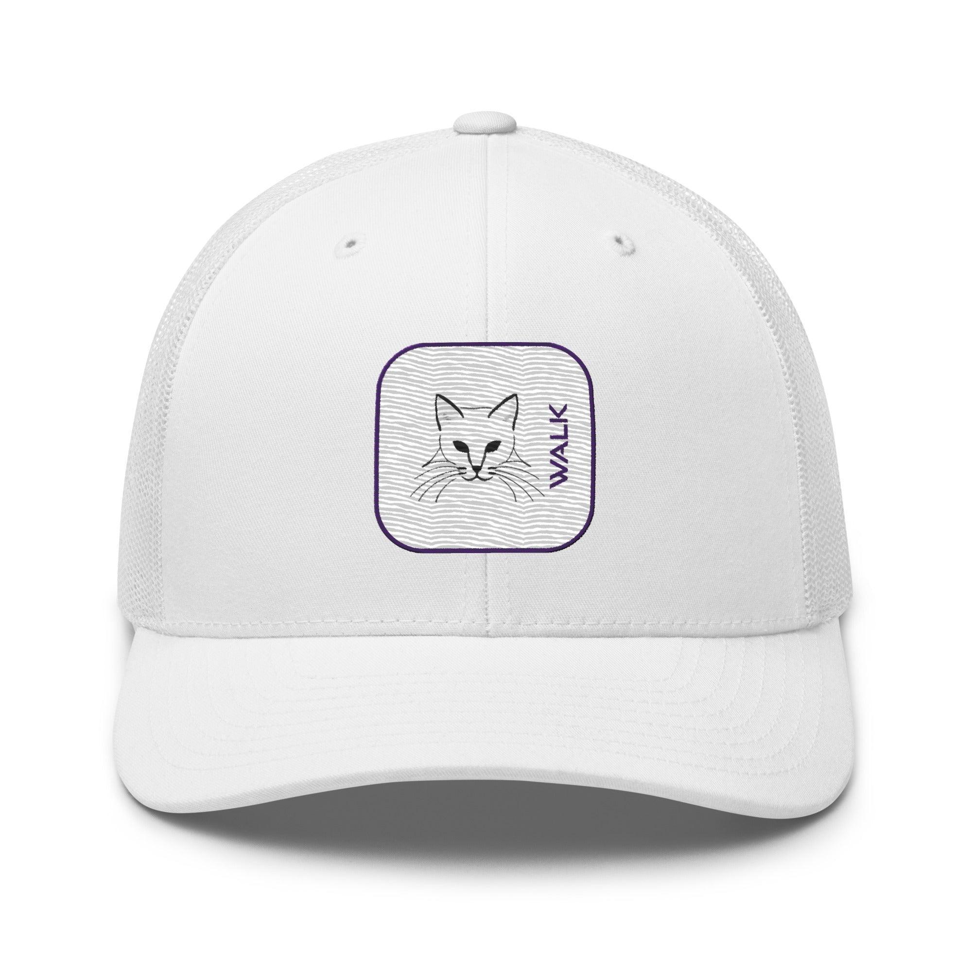 'Cat Walk' Retro Trucker Cap - POMA Graphics