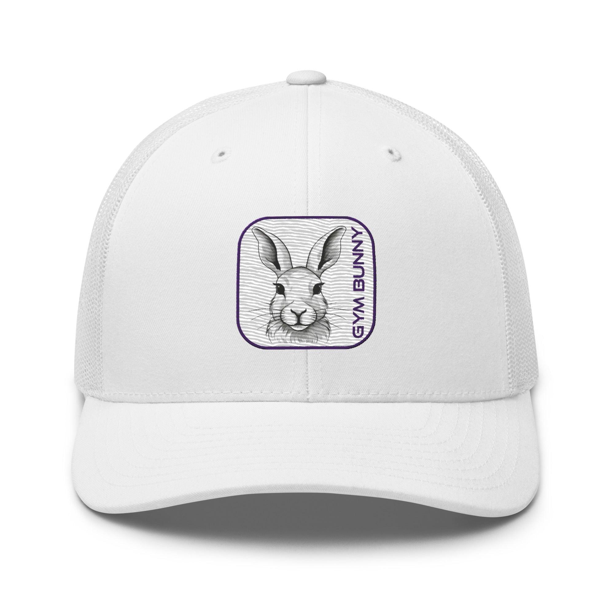 'Gym Bunny' Retro Trucker Cap - POMA Graphics