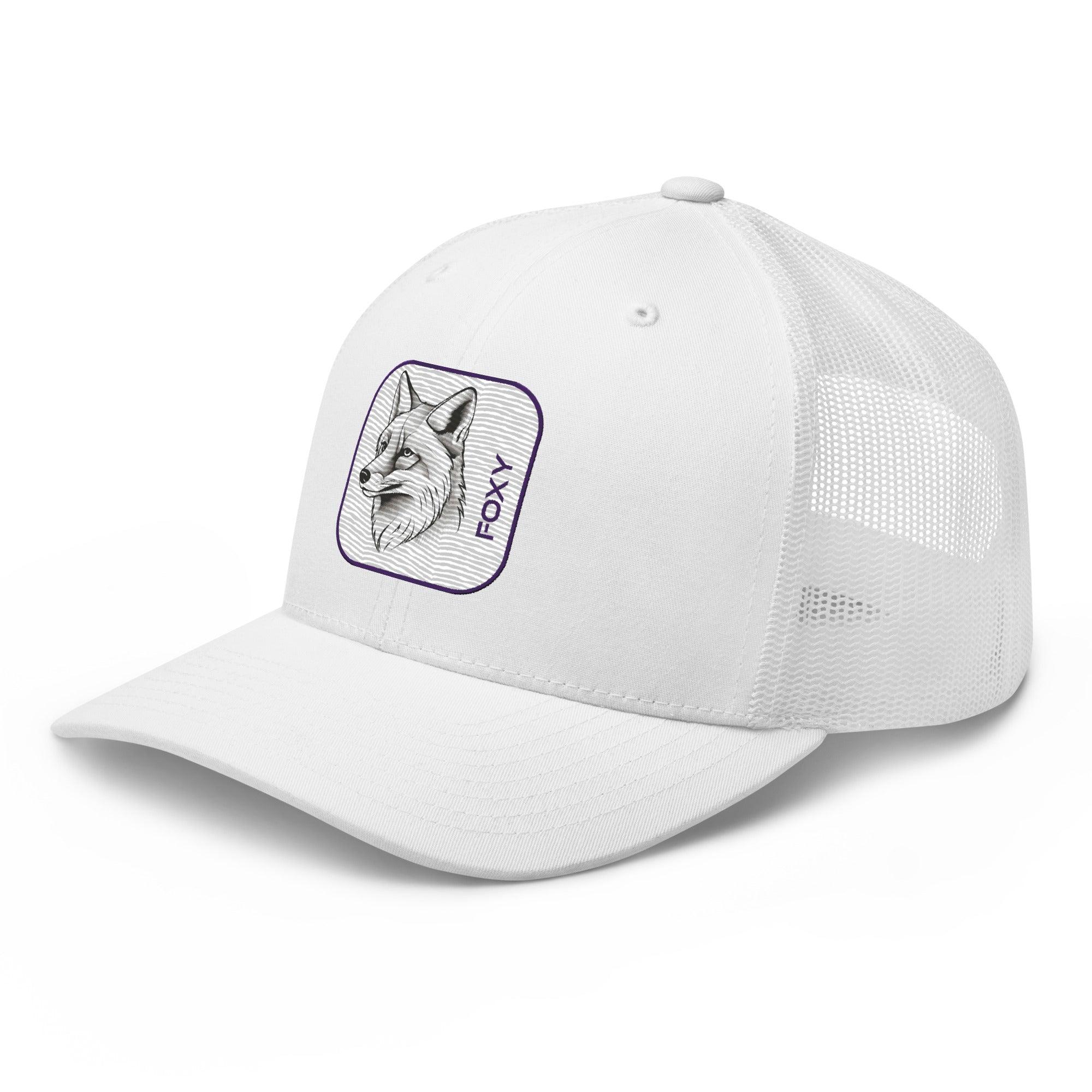 'Foxy' Retro Trucker Cap - POMA Graphics