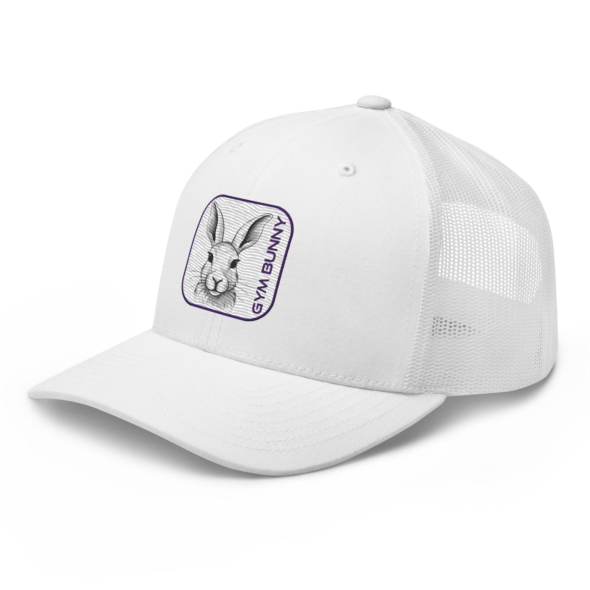 'Gym Bunny' Retro Trucker Cap - POMA Graphics