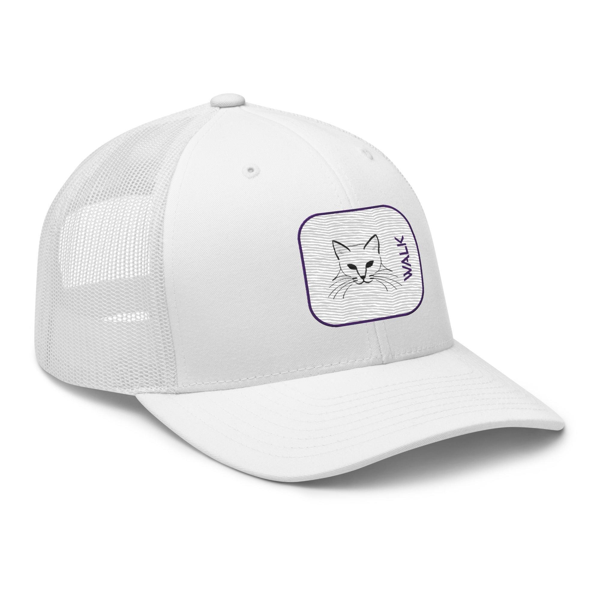 'Cat Walk' Retro Trucker Cap - POMA Graphics