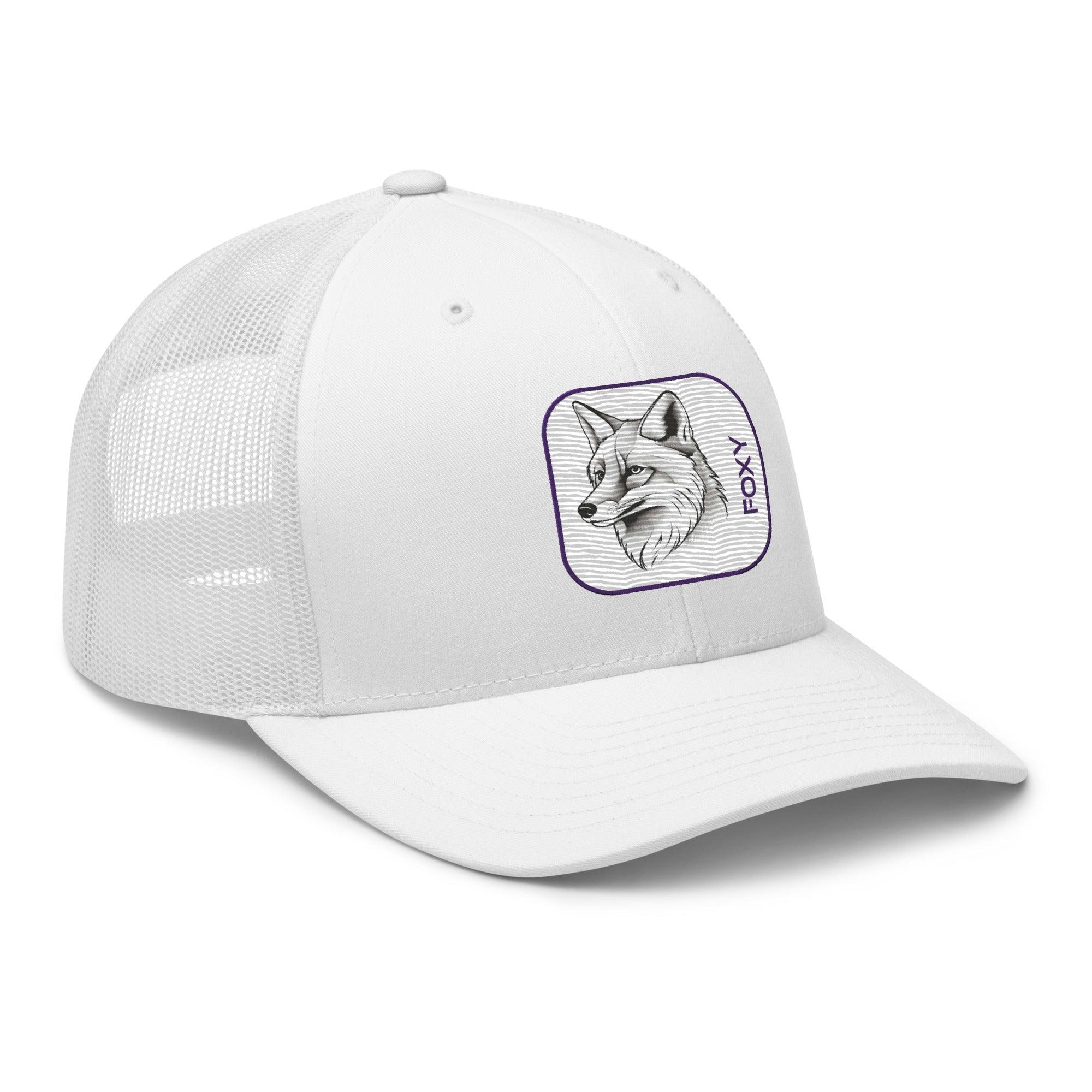 'Foxy' Retro Trucker Cap - POMA Graphics