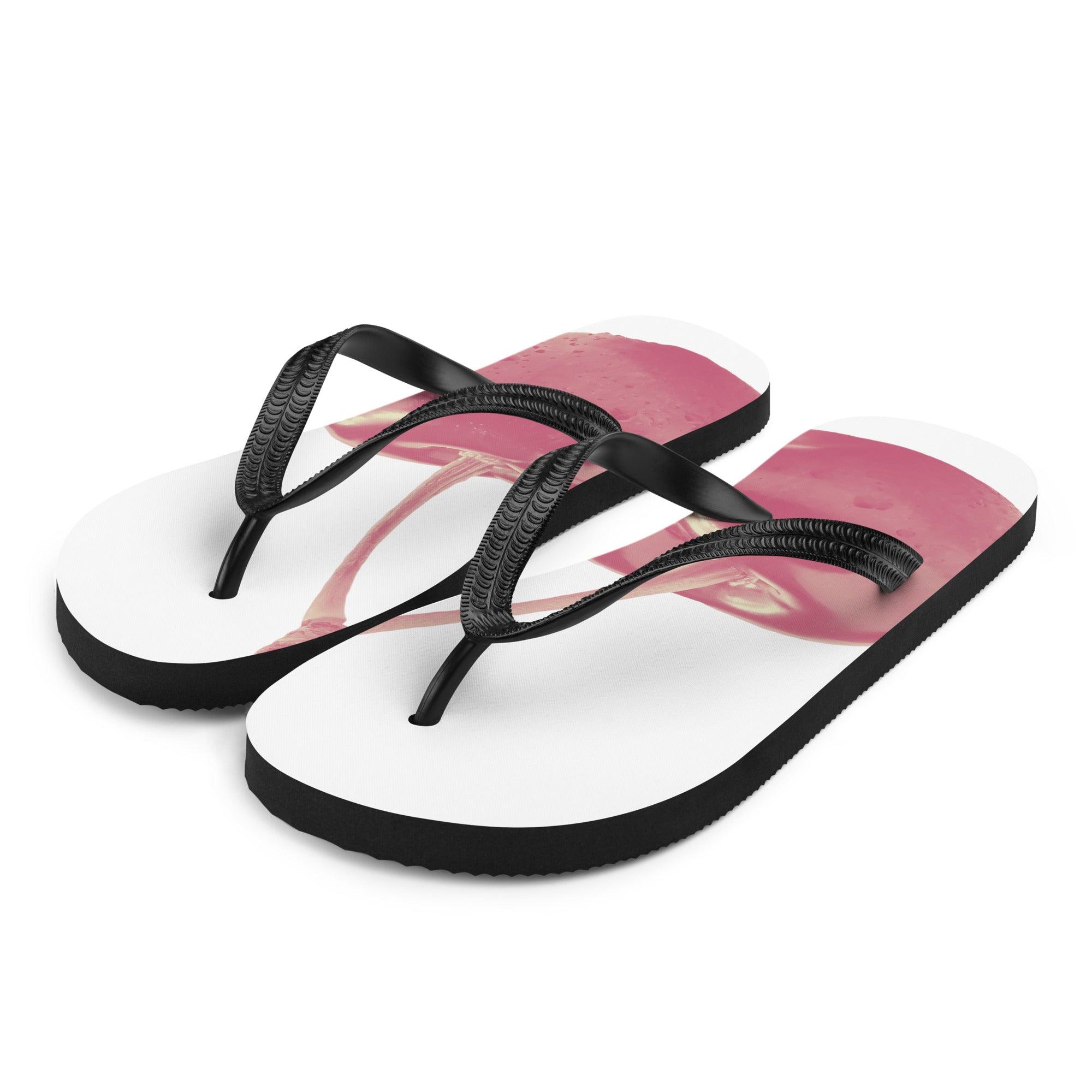 'Cherry Red' Flip-Flops