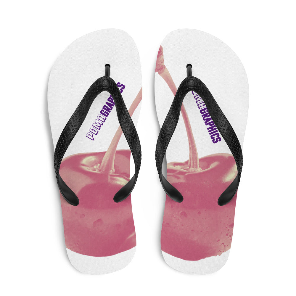 'Cherry Red' Flip-Flops