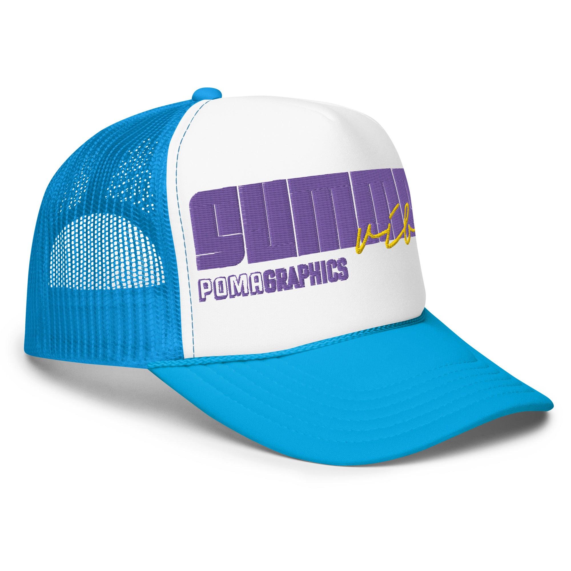 'Summer Vibes' Foam trucker hat - POMA Graphics