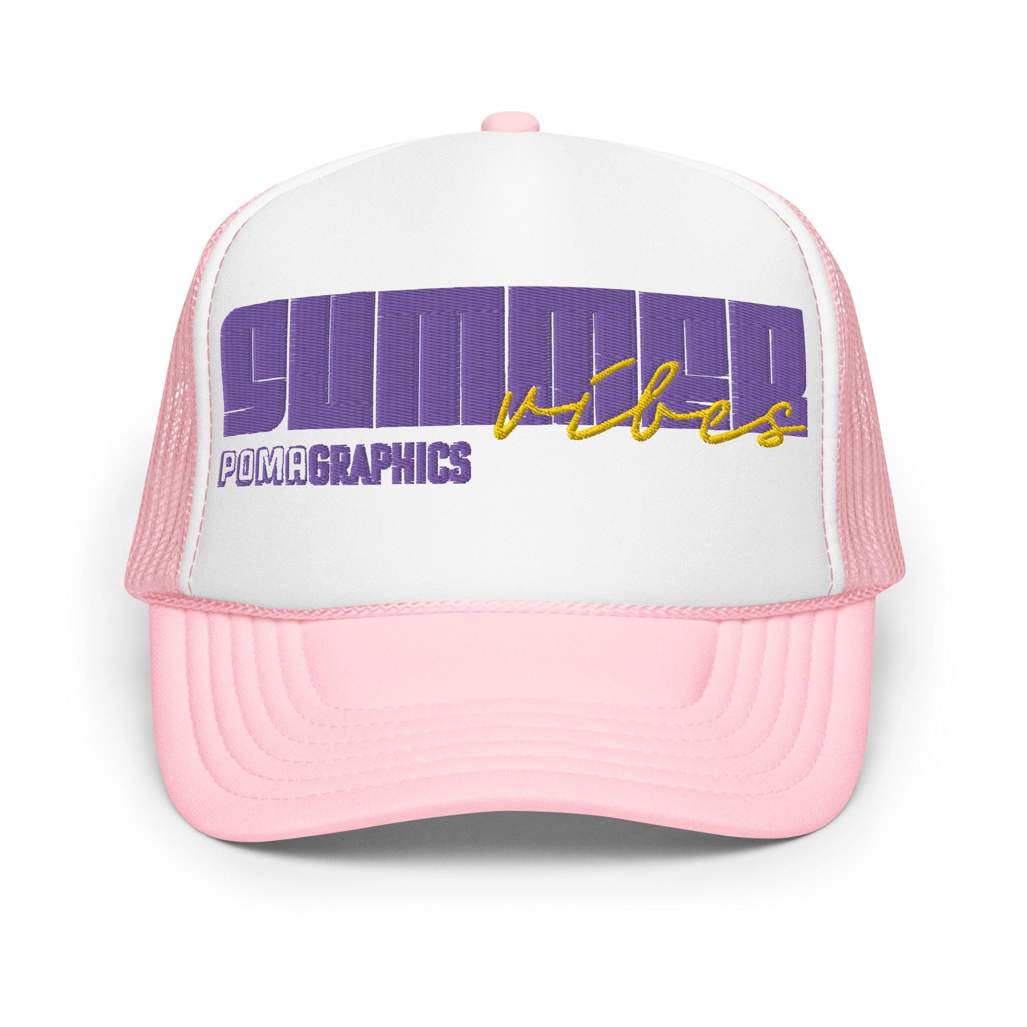 'Summer Vibes' Foam trucker hat - POMA Graphics