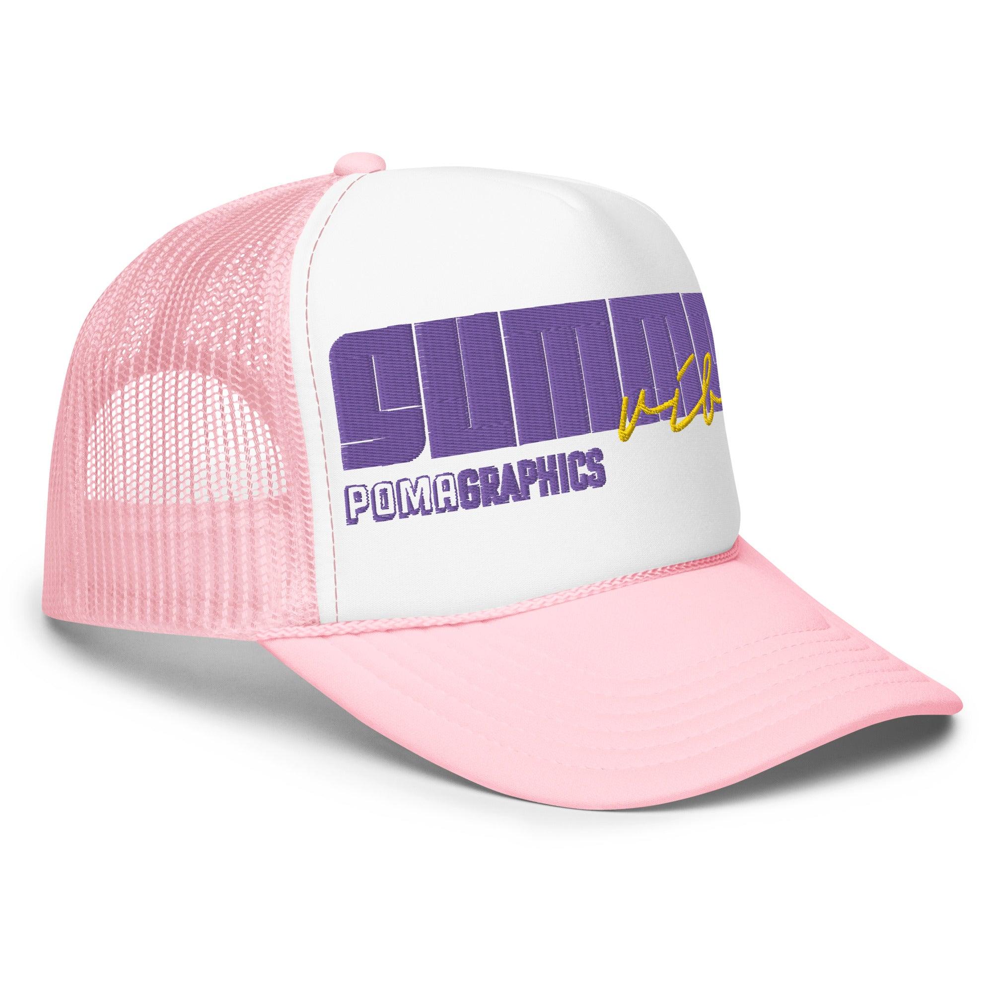 'Summer Vibes' Foam trucker hat - POMA Graphics