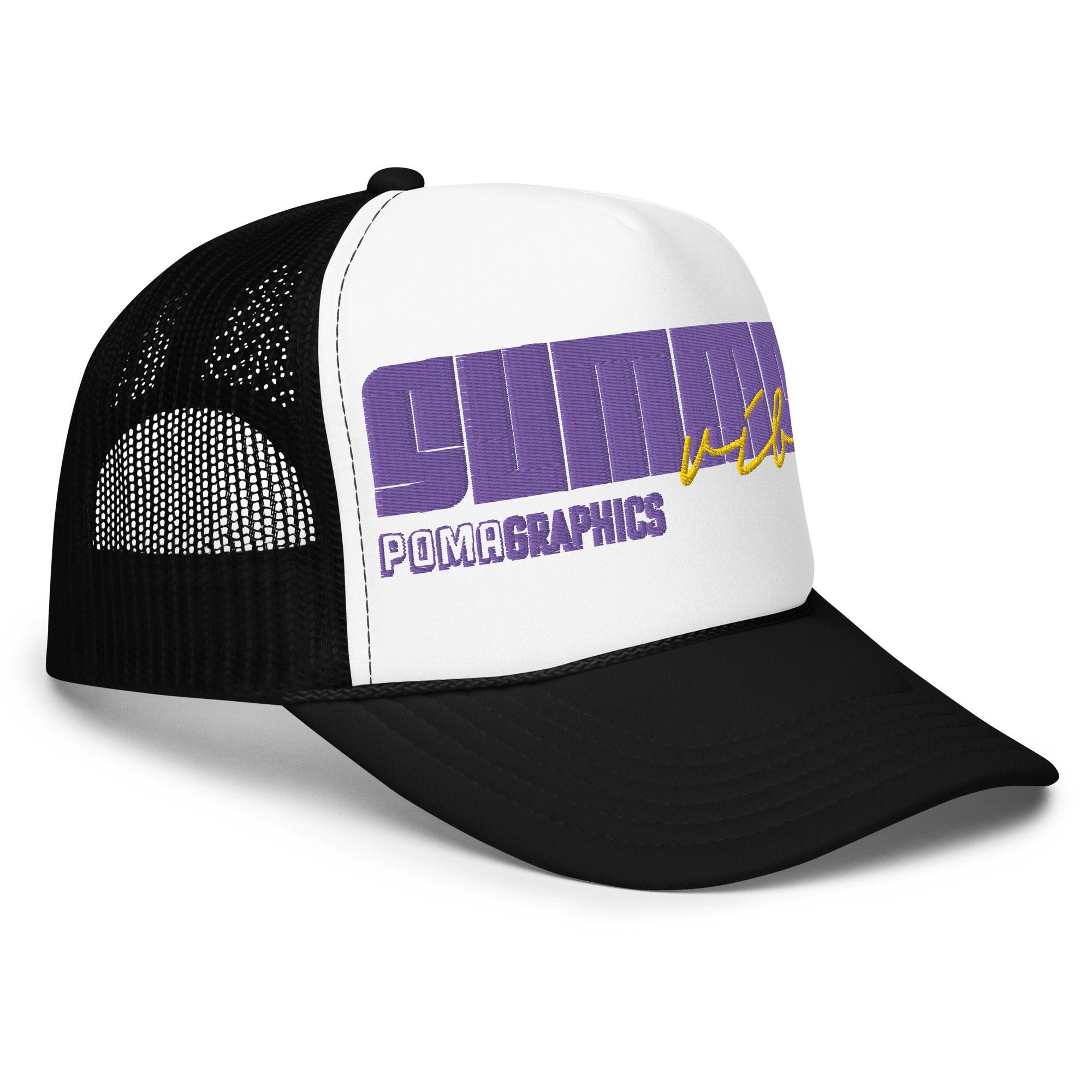 'Summer Vibes' Foam trucker hat - POMA Graphics