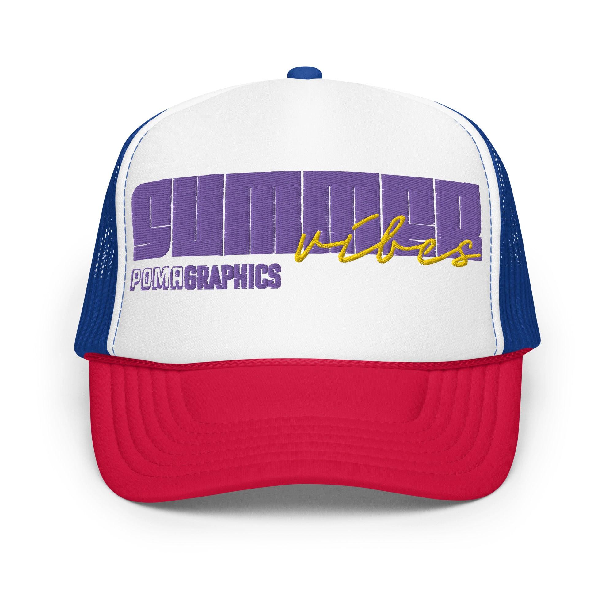 'Summer Vibes' Foam trucker hat - POMA Graphics