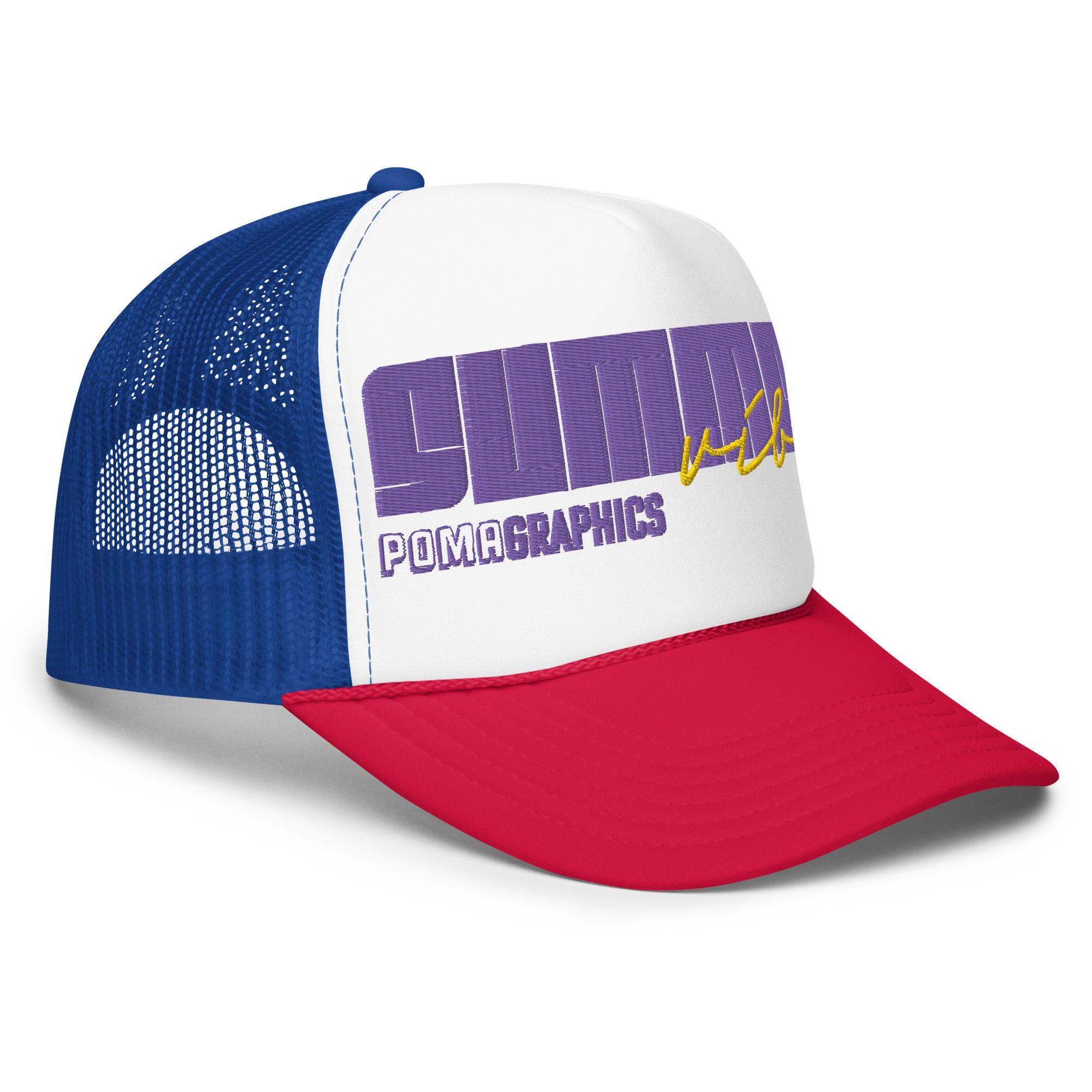 'Summer Vibes' Foam trucker hat - POMA Graphics