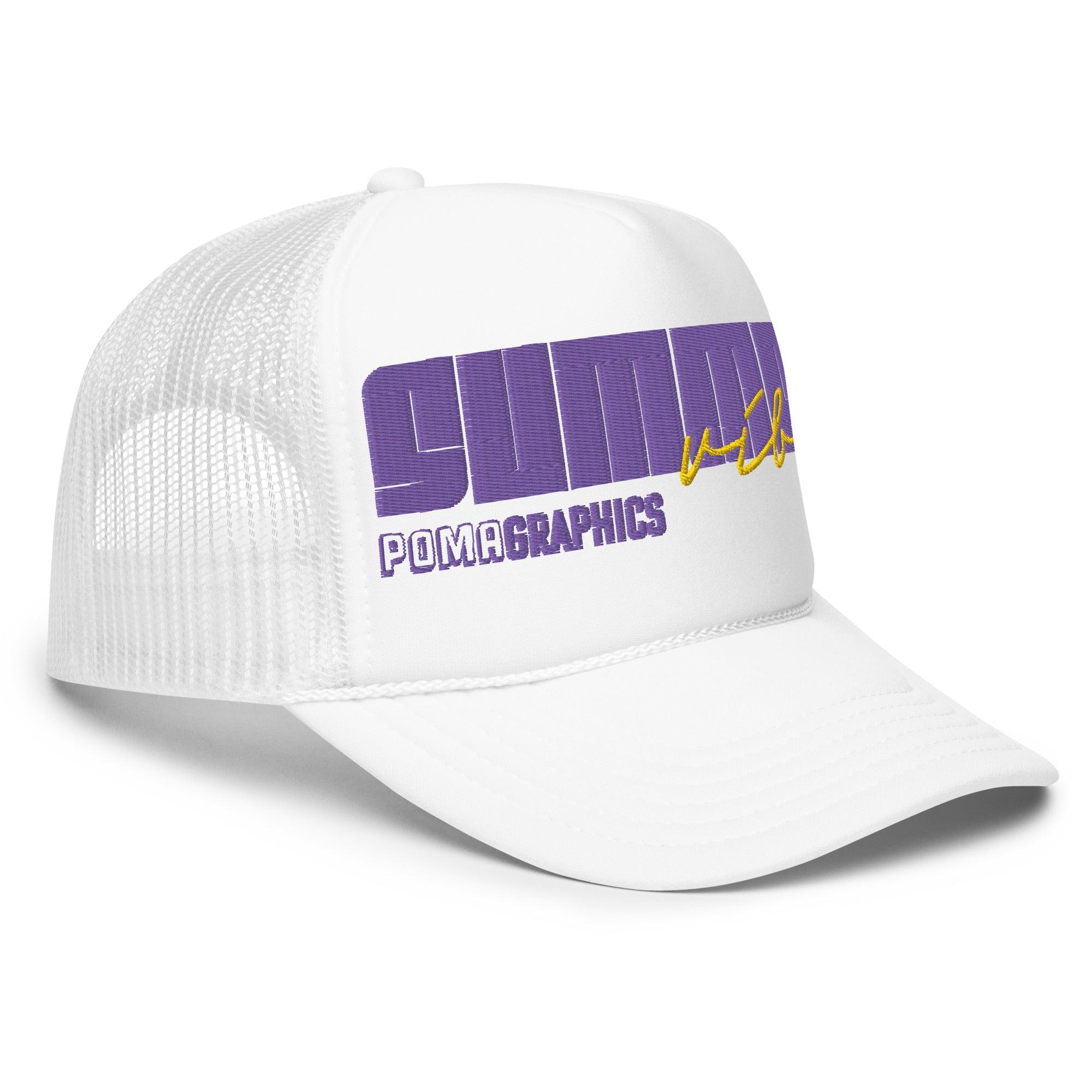 'Summer Vibes' Foam trucker hat - POMA Graphics