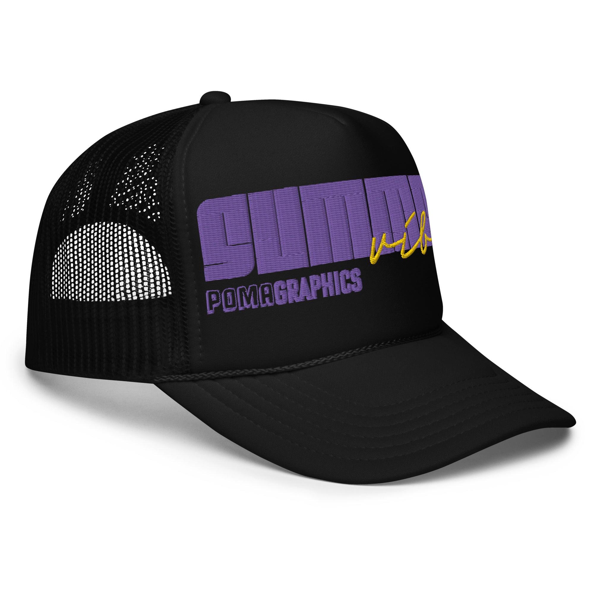 'Summer Vibes' Foam trucker hat - POMA Graphics