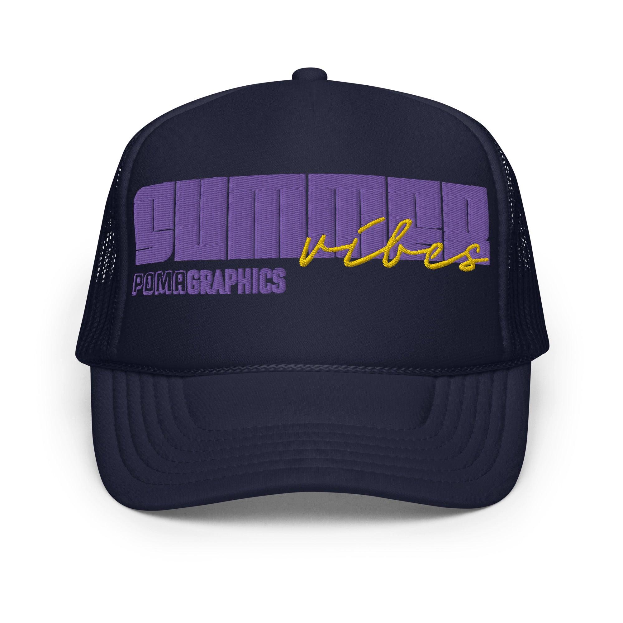 'Summer Vibes' Foam trucker hat - POMA Graphics