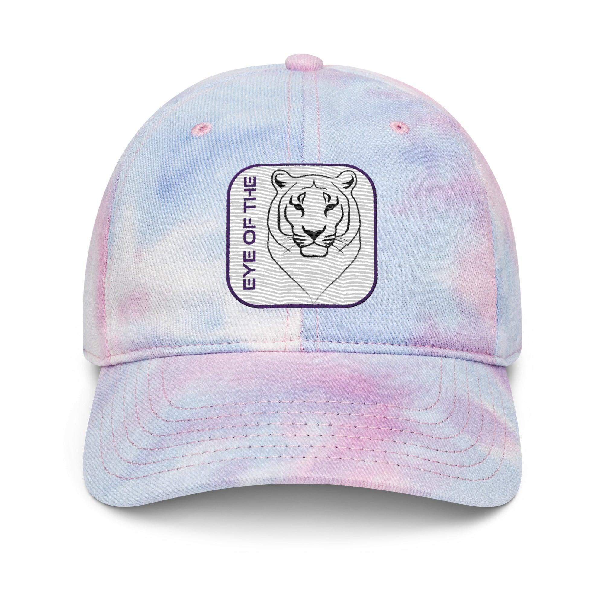 'Eye Of The Tiger' Tie dye hat - POMA Graphics