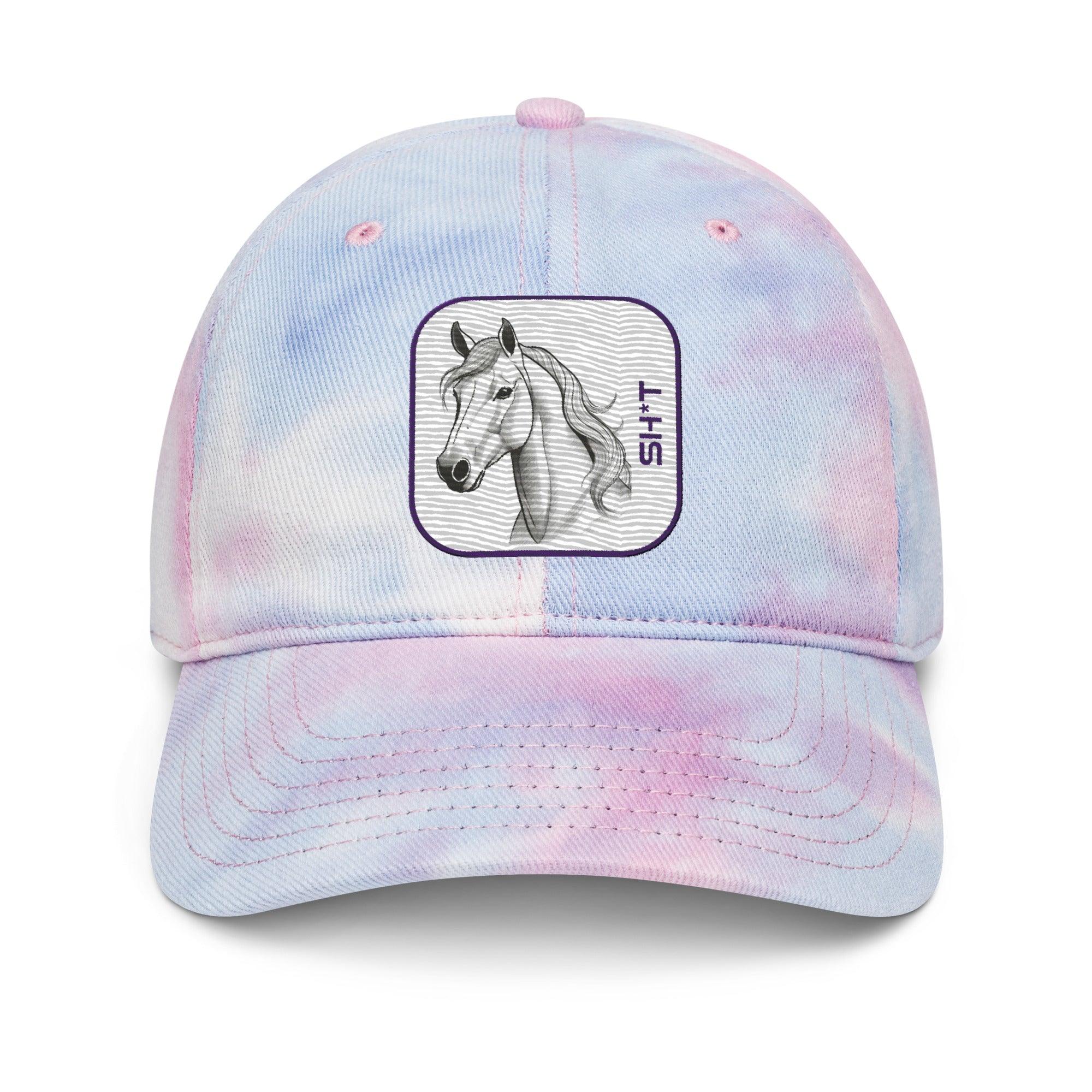 'Horse Sh*t' Tie dye hat - POMA Graphics