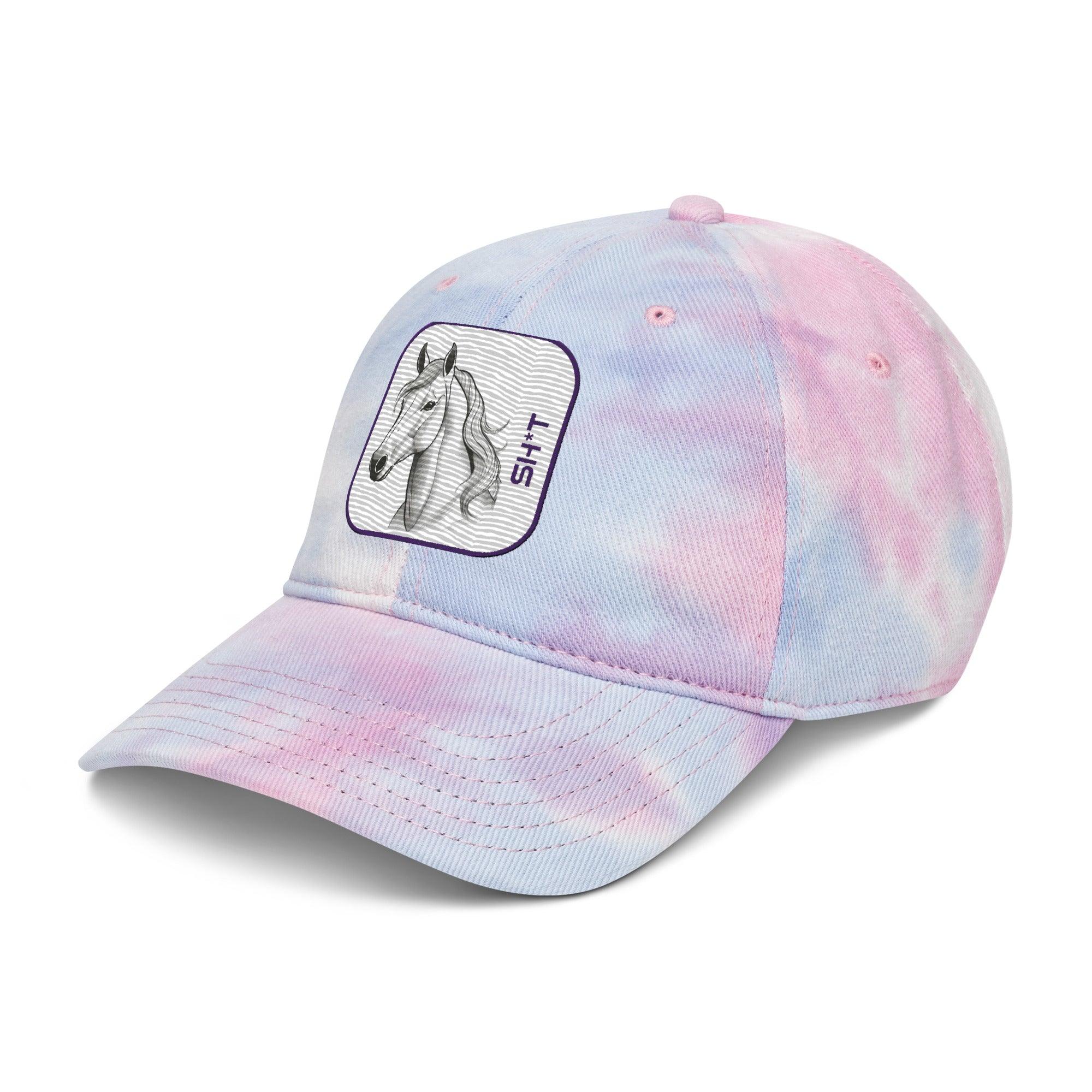 'Horse Sh*t' Tie dye hat - POMA Graphics