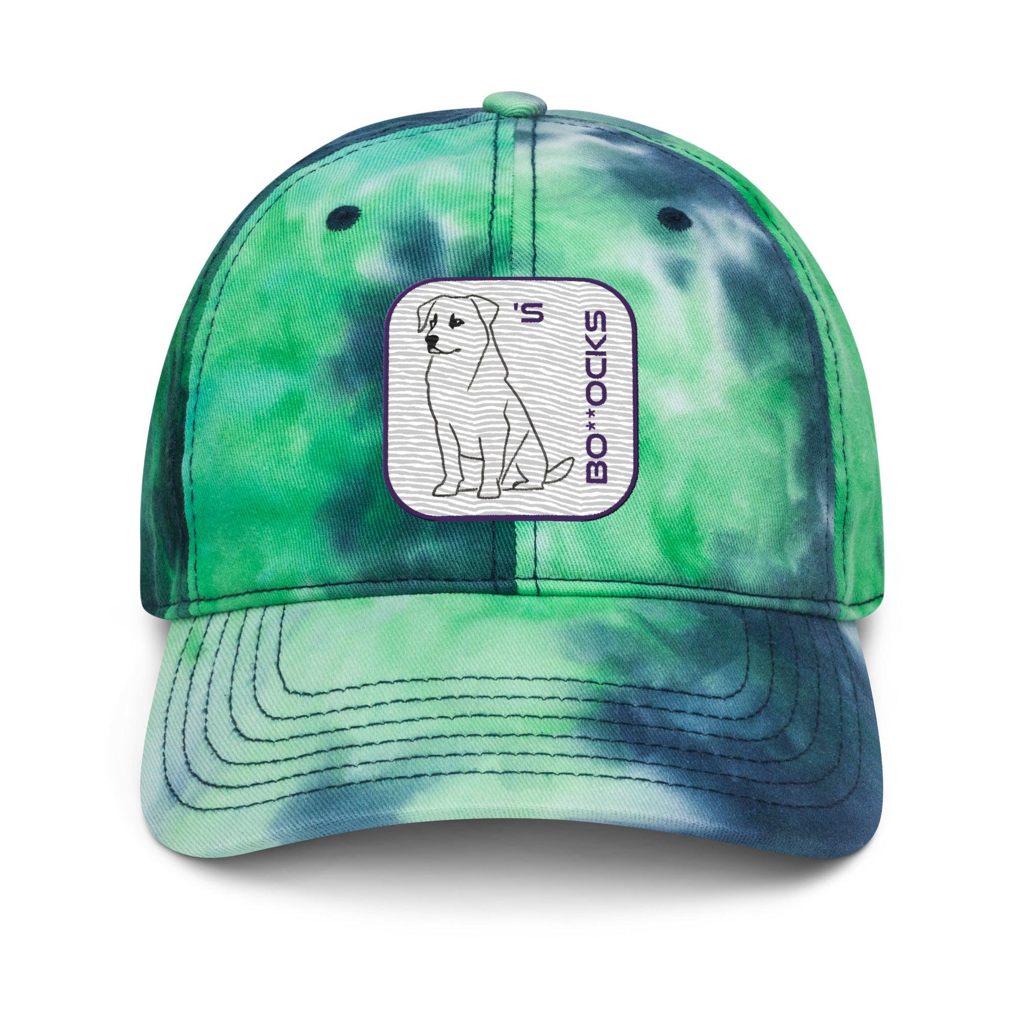 'Dog's Bo**ocks' Tie dye hat