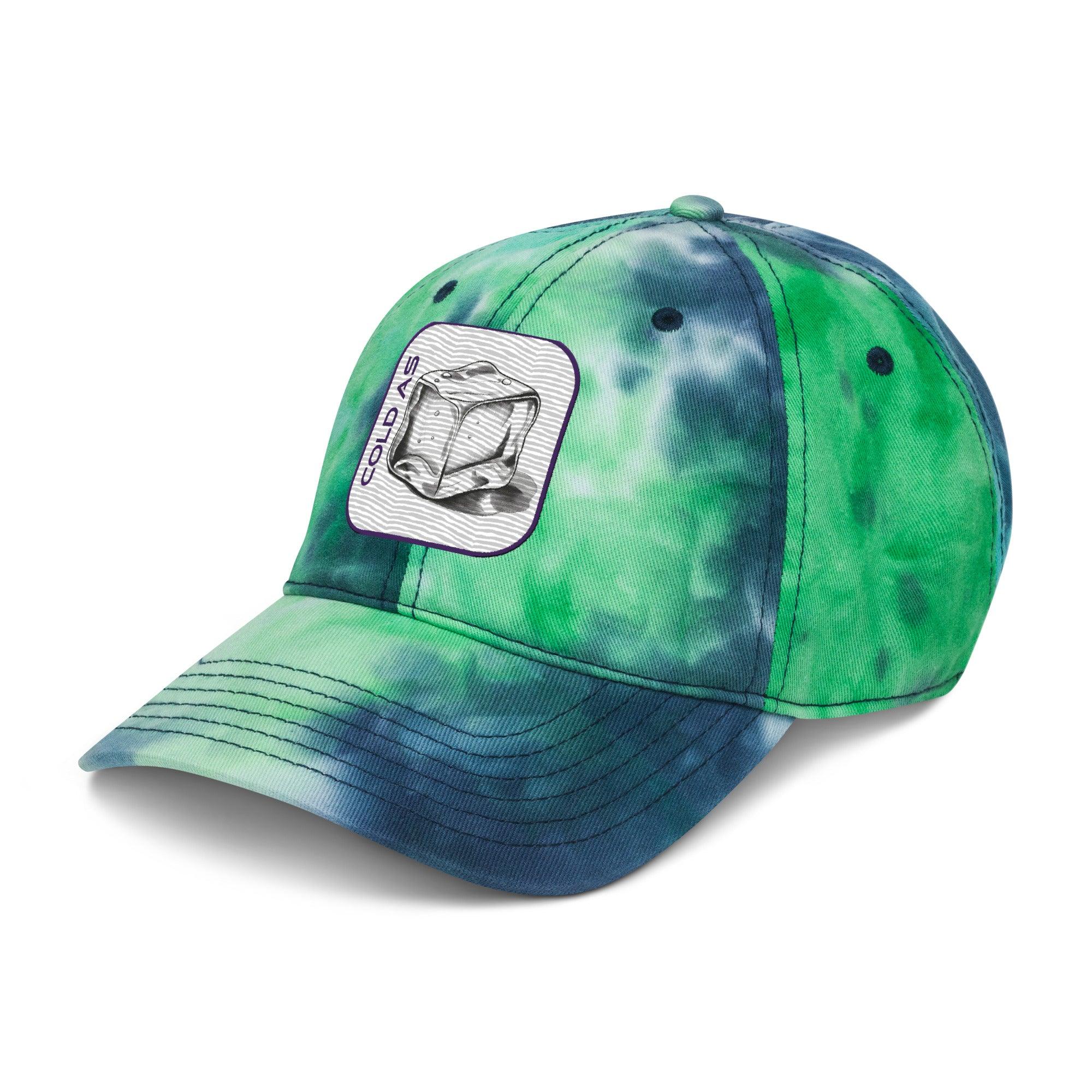 'Cold As Ice' Tie dye hat - POMA Graphics