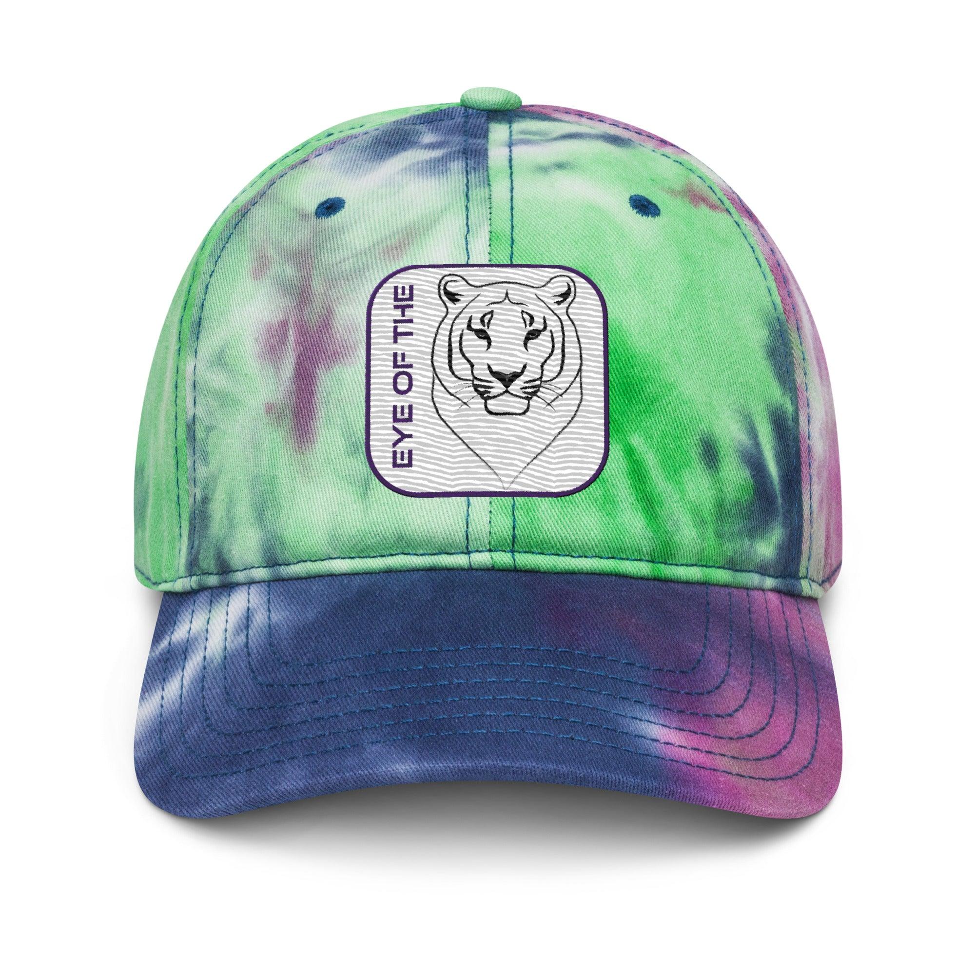 'Eye Of The Tiger' Tie dye hat - POMA Graphics