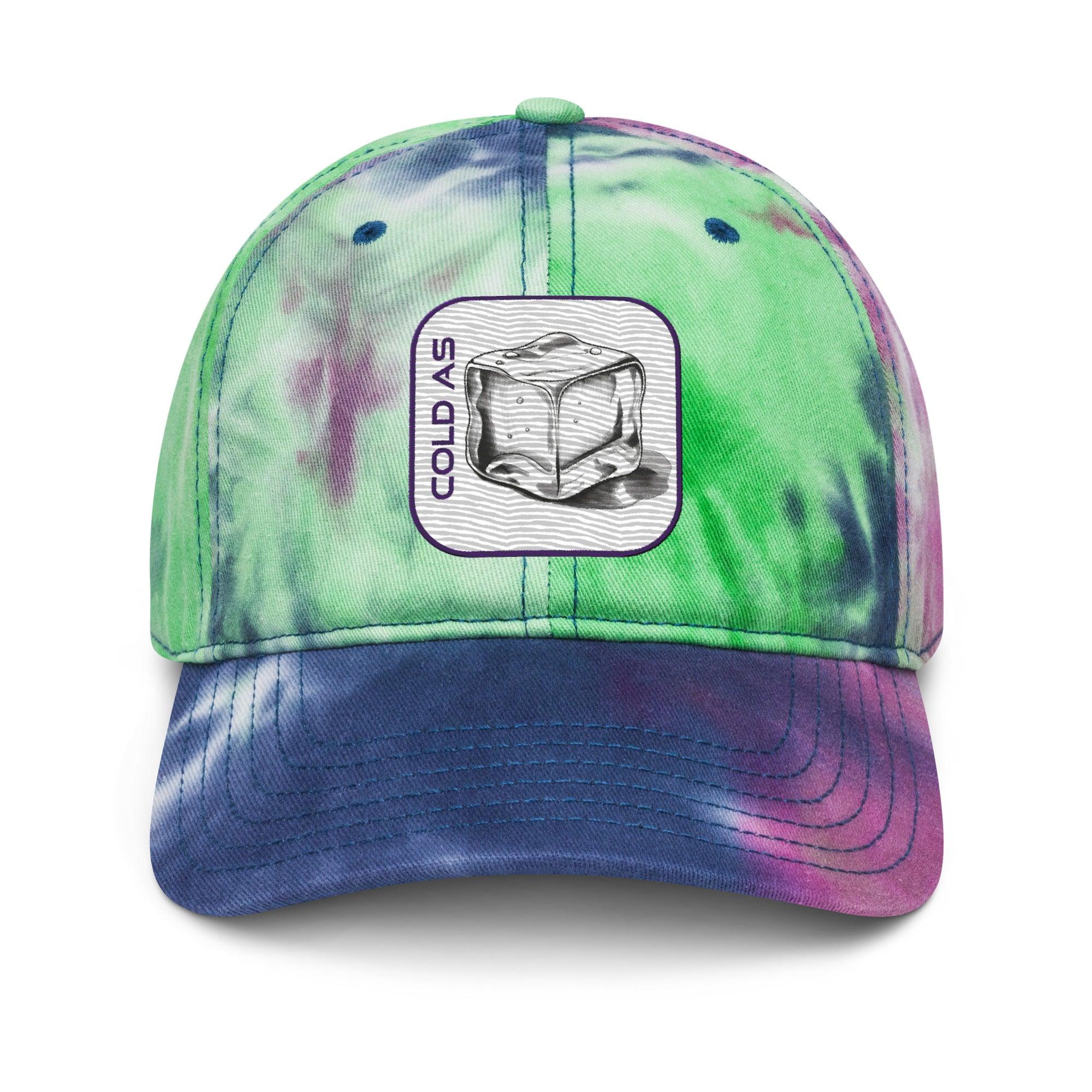 'Cold As Ice' Tie dye hat - POMA Graphics