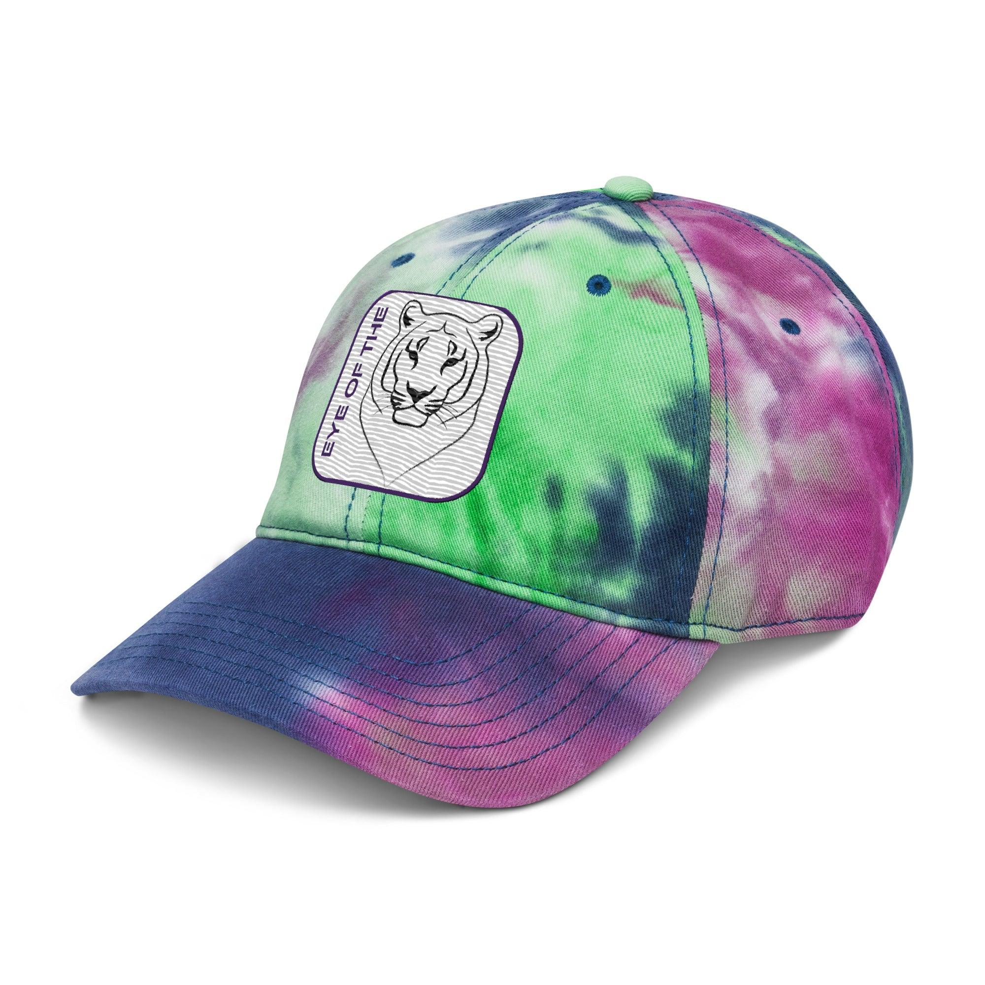 'Eye Of The Tiger' Tie dye hat - POMA Graphics