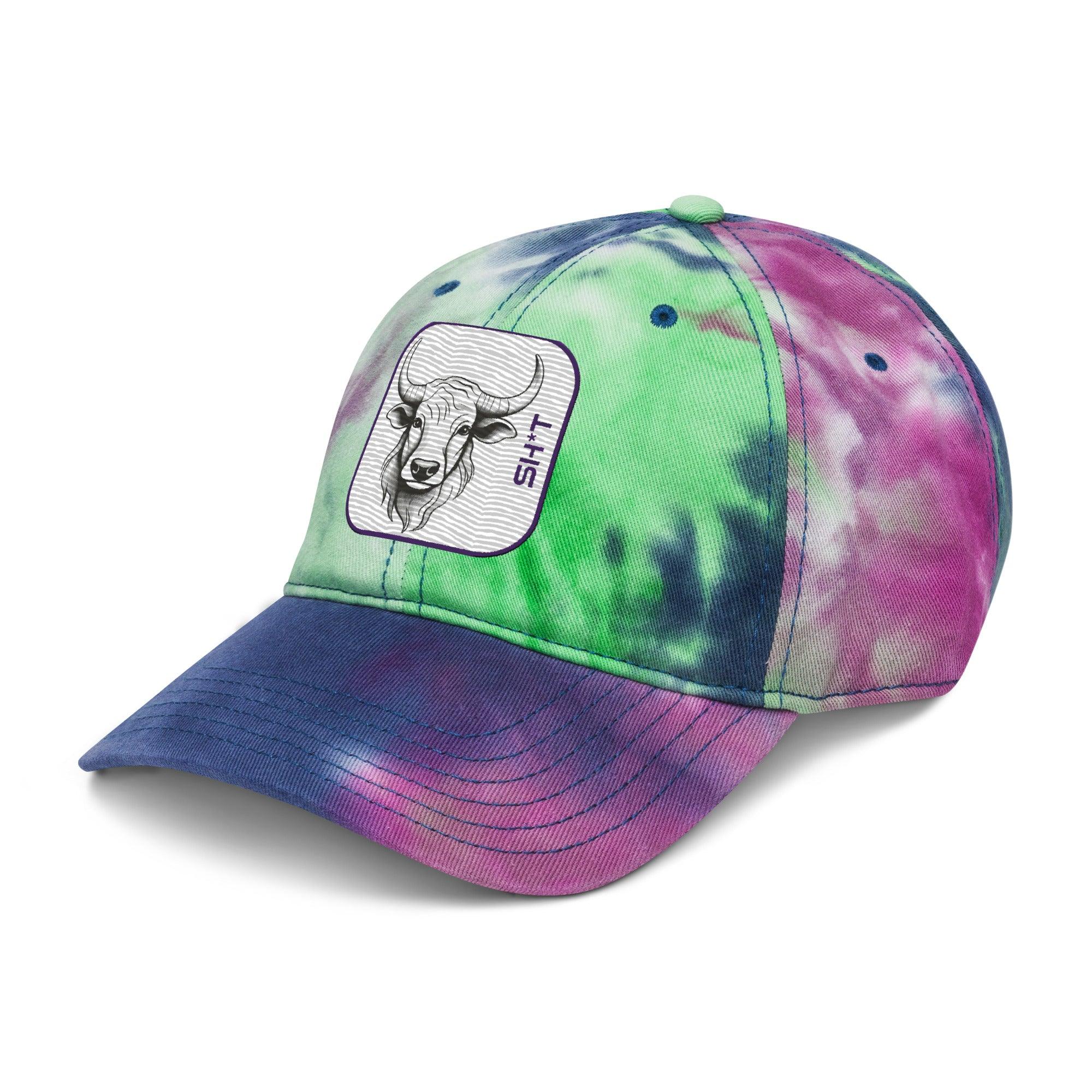 'Bull Sh*t' Tie dye hat - POMA Graphics