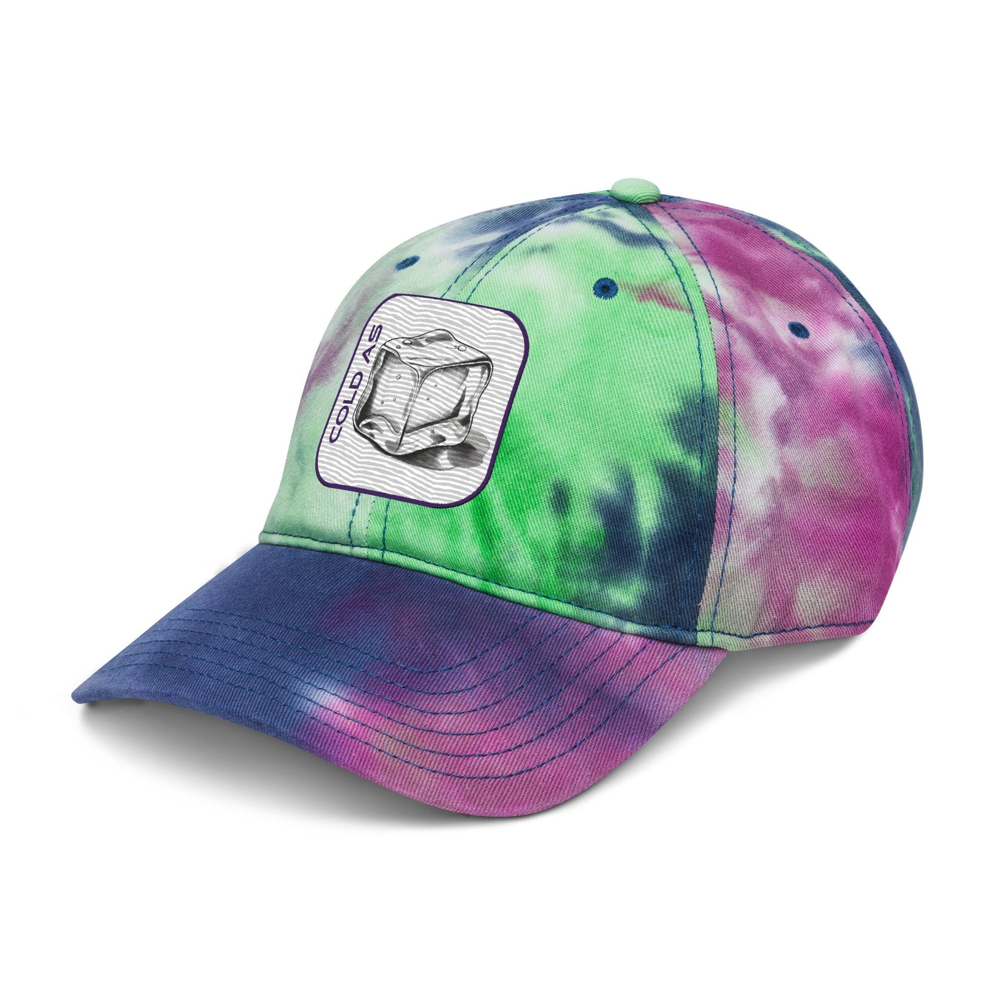 'Cold As Ice' Tie dye hat - POMA Graphics