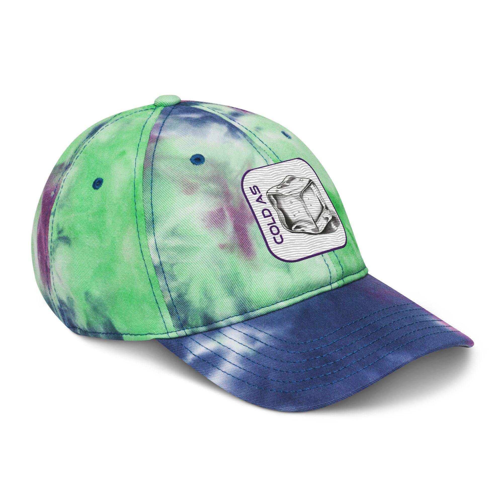 'Cold As Ice' Tie dye hat - POMA Graphics