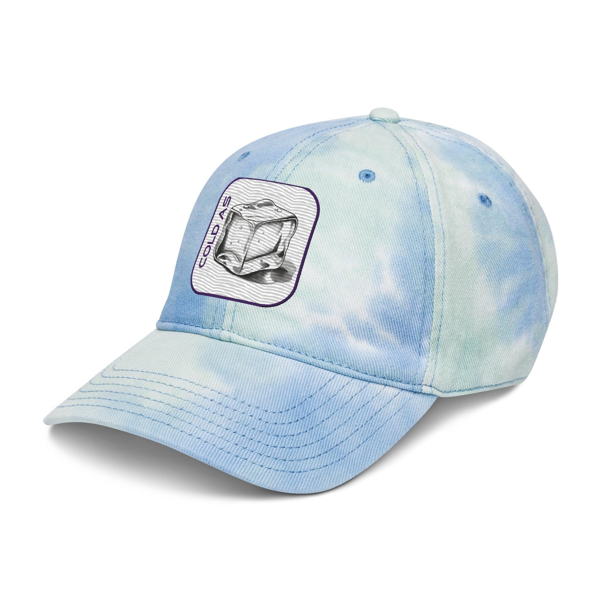 'Cold As Ice' Tie dye hat - POMA Graphics