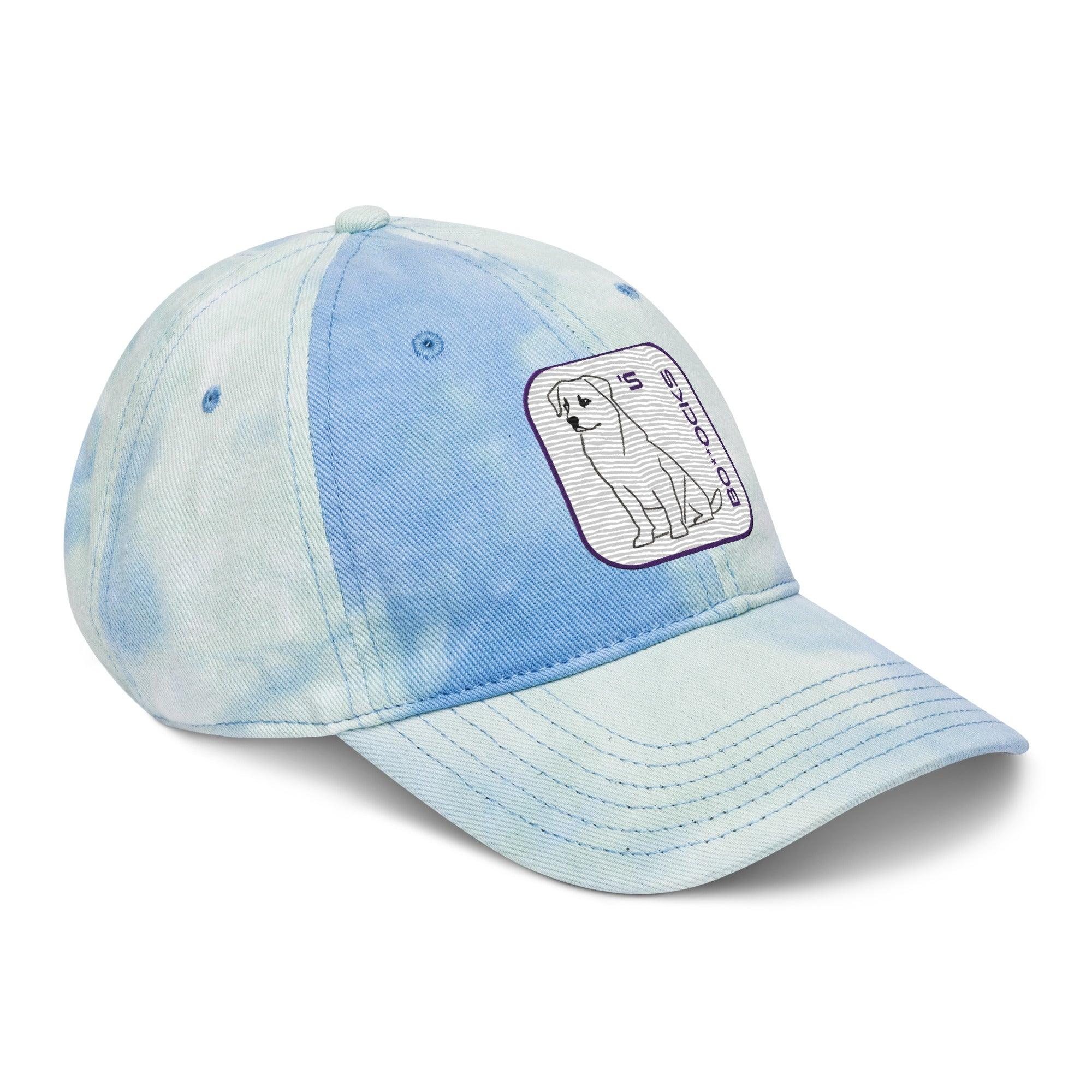 'Dog's Bo**ocks' Tie dye hat - POMA Graphics