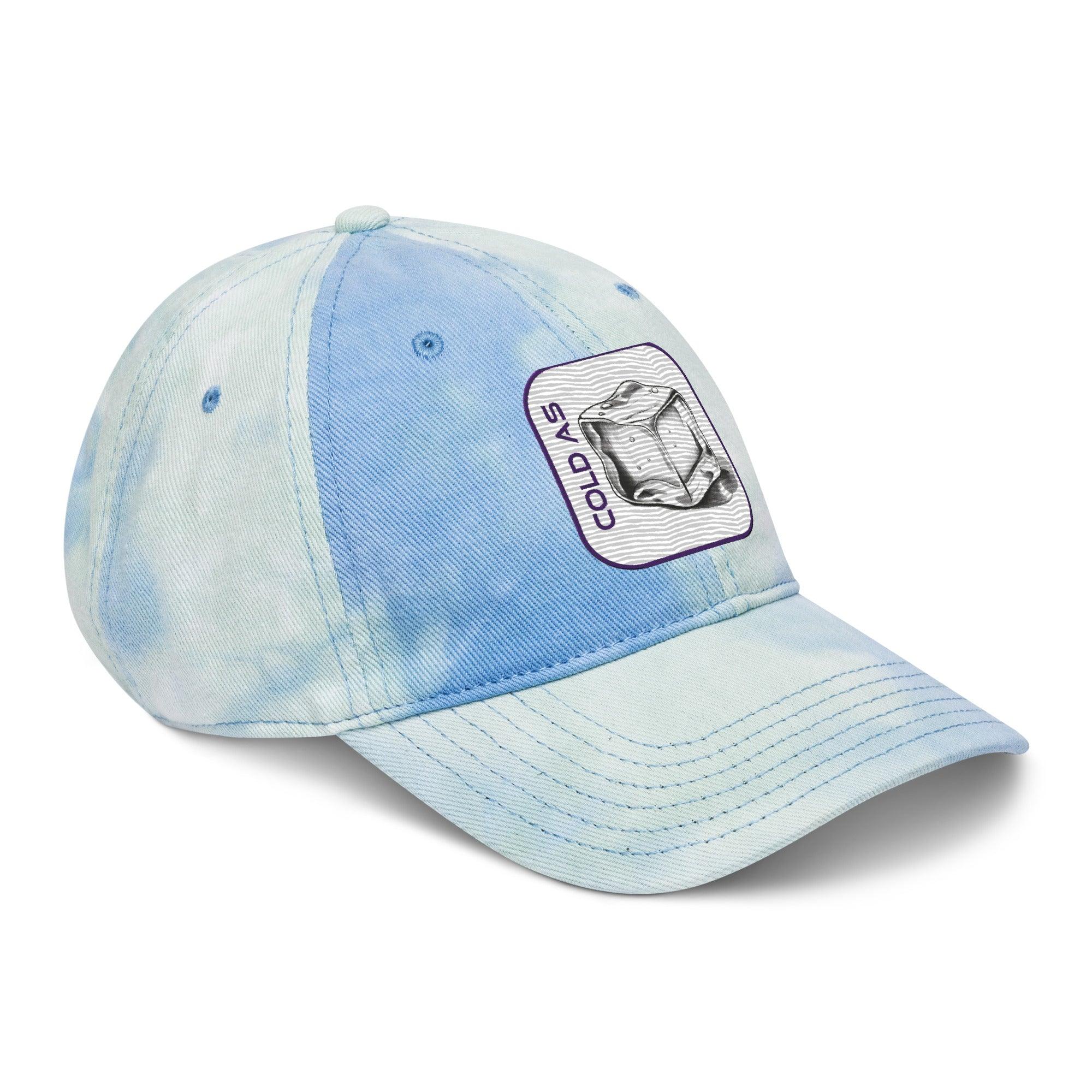 'Cold As Ice' Tie dye hat - POMA Graphics