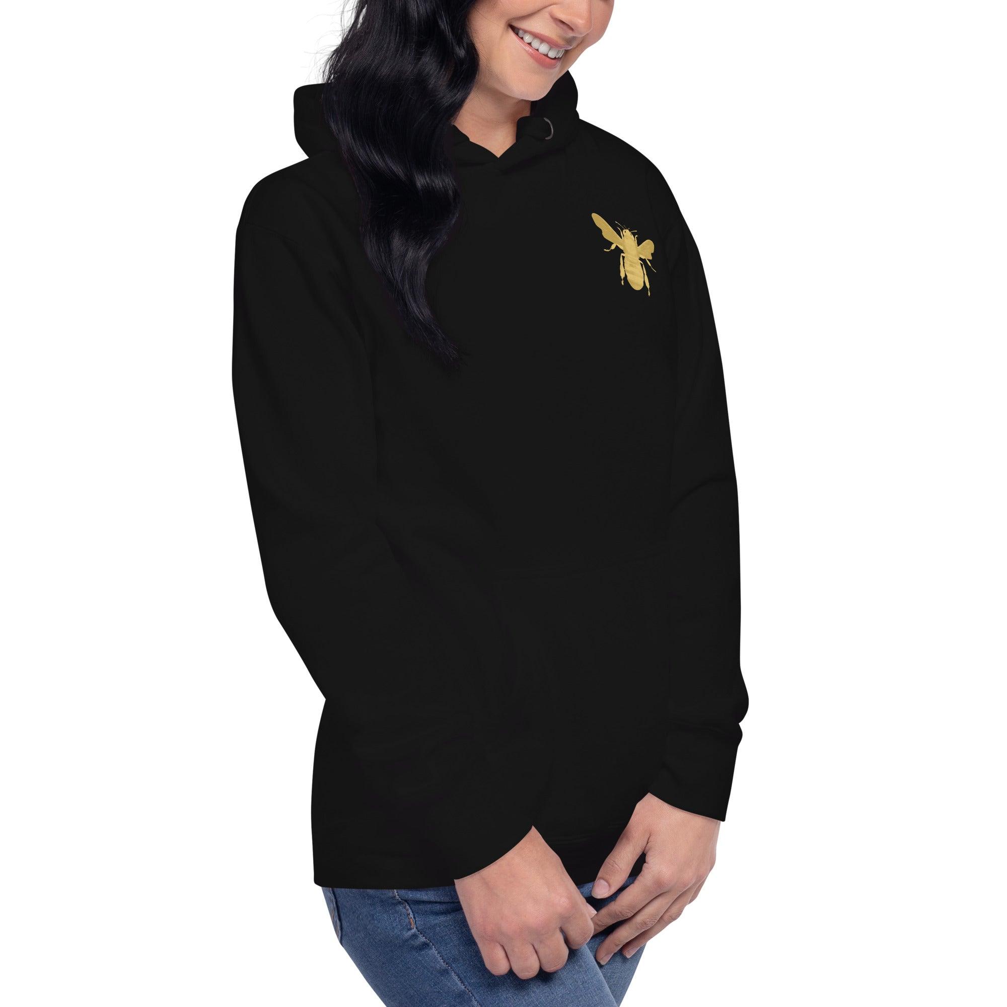 'Gold Edition Bee' Boyfriend Premium Hoodie - POMA Graphics