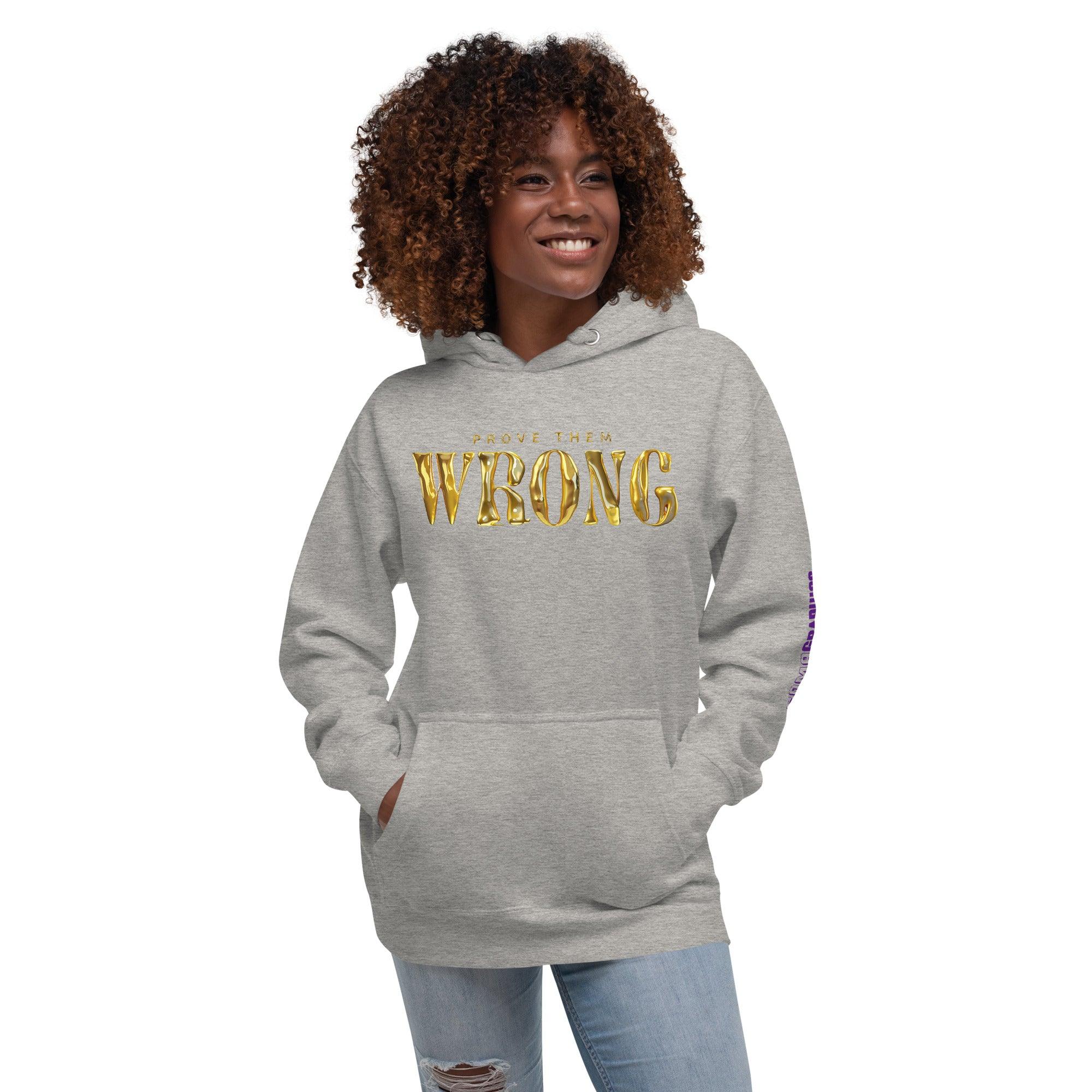 'Gold Edition Prove Them Wrong' Boyfriend Premium Hoodie - POMA Graphics