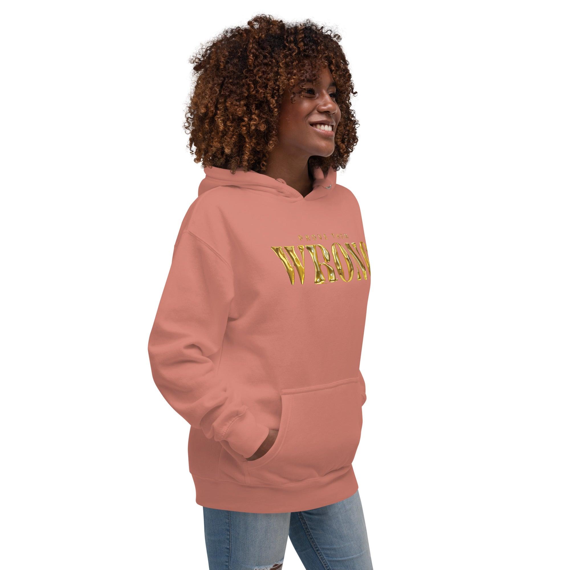 'Gold Edition Prove Them Wrong' Boyfriend Premium Hoodie - POMA Graphics