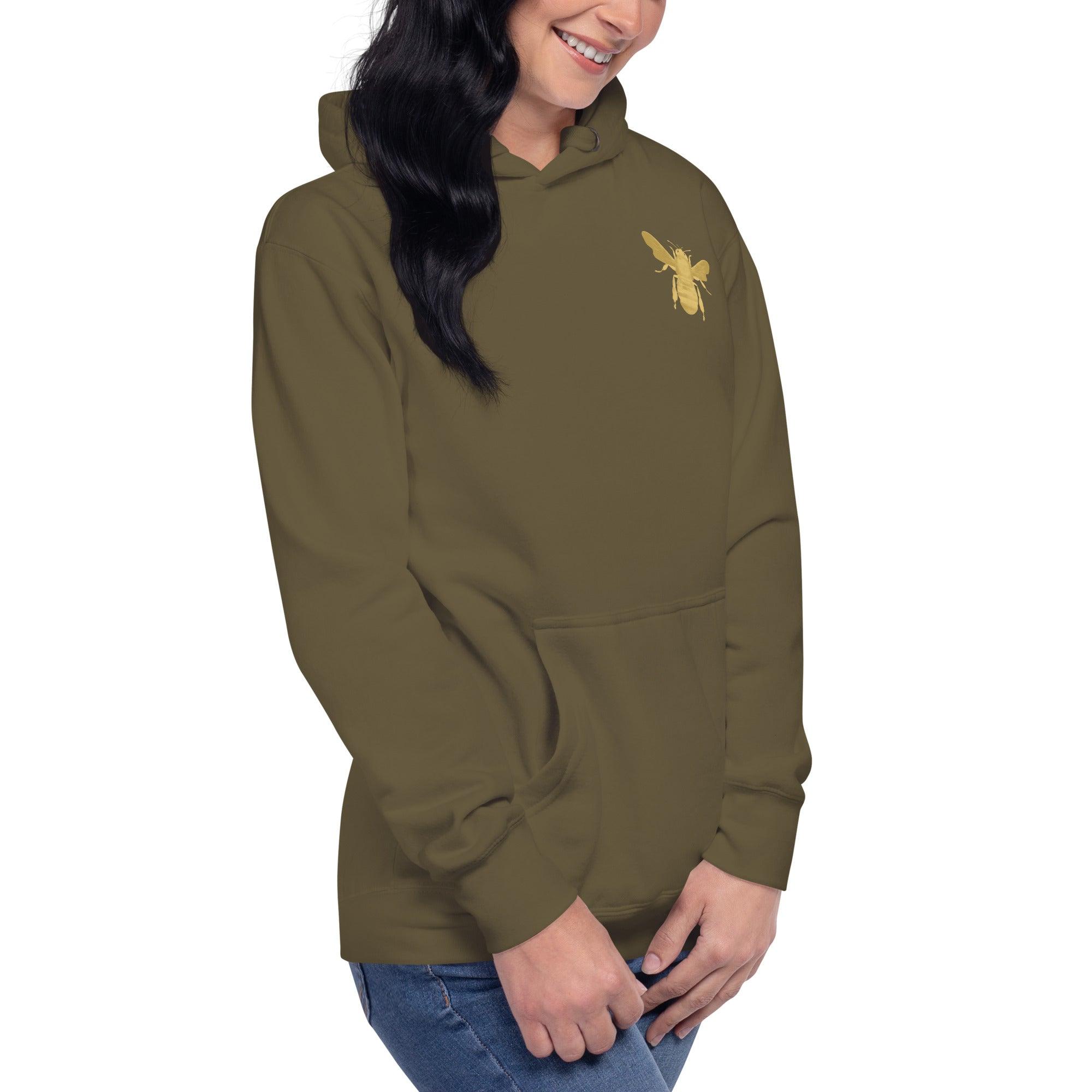 'Gold Edition Bee' Boyfriend Premium Hoodie - POMA Graphics